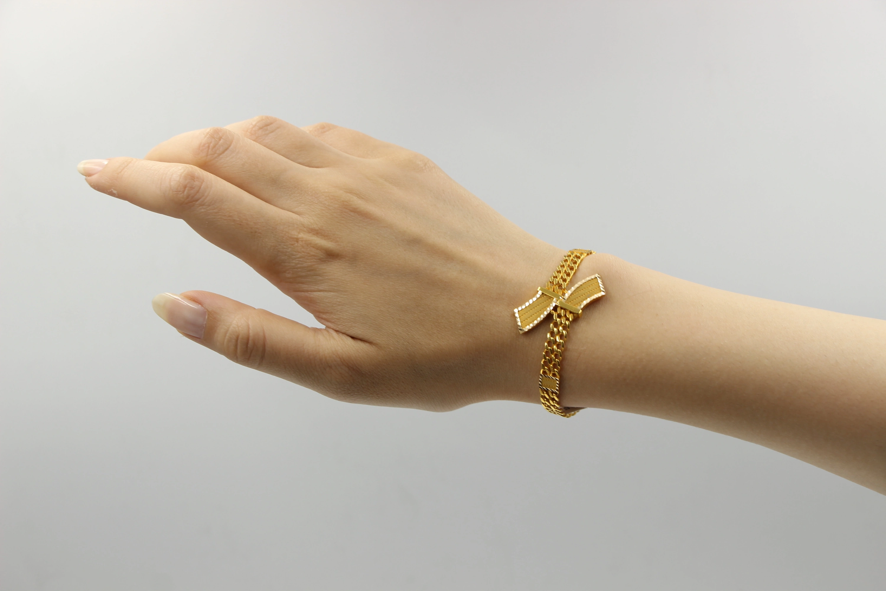 Özel Model Hasır 14 Ayar Bileklik