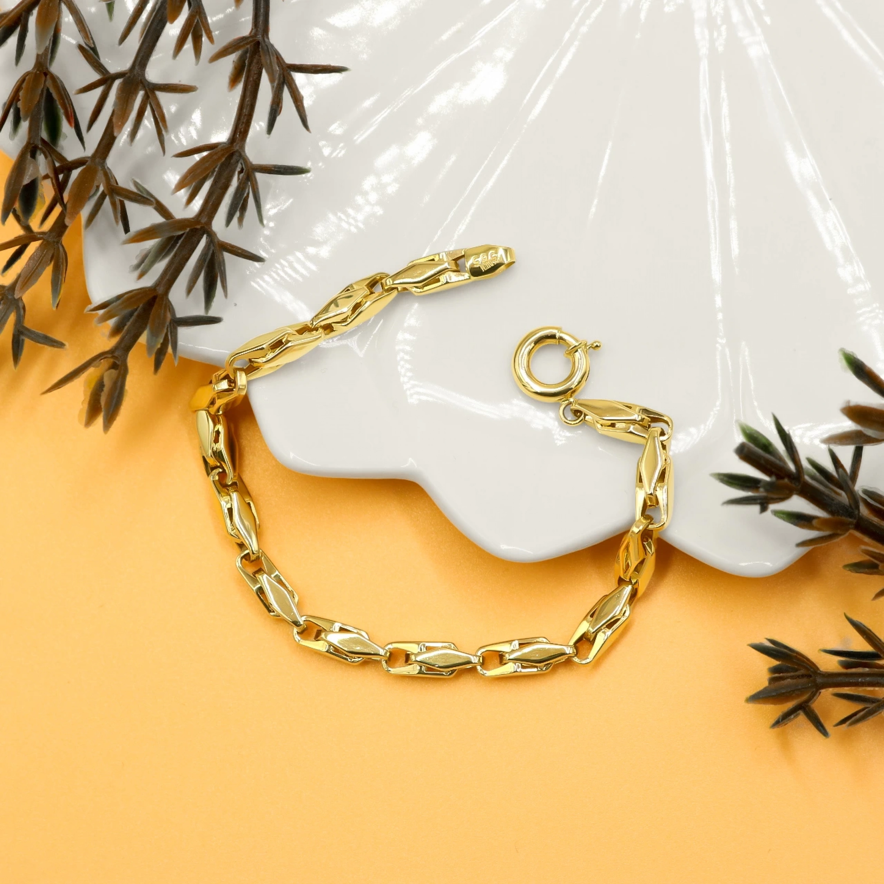 Özel Seri 14 Ayar Altın Bileklik