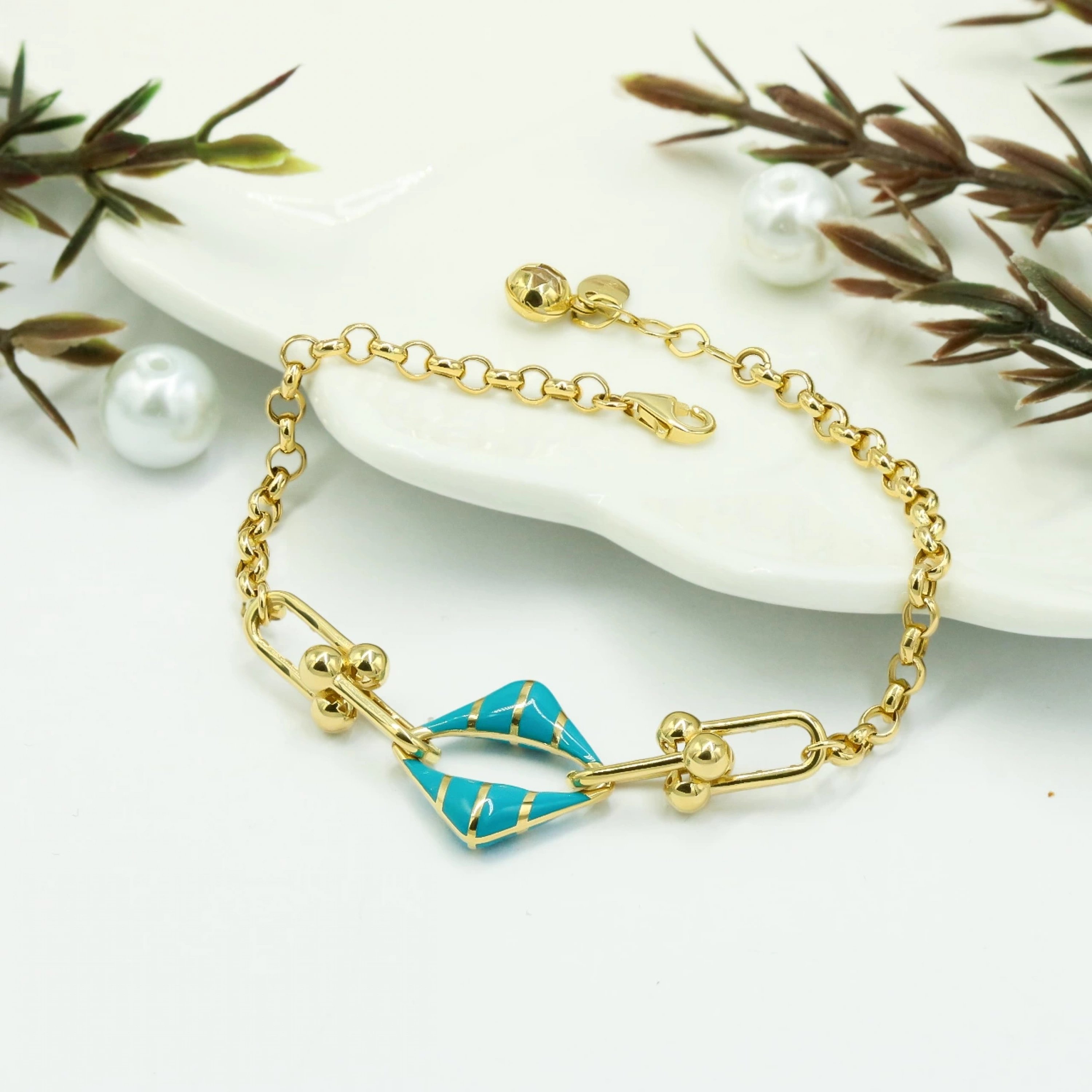 Özel Tasarım 14 Ayar Altın Bileklik