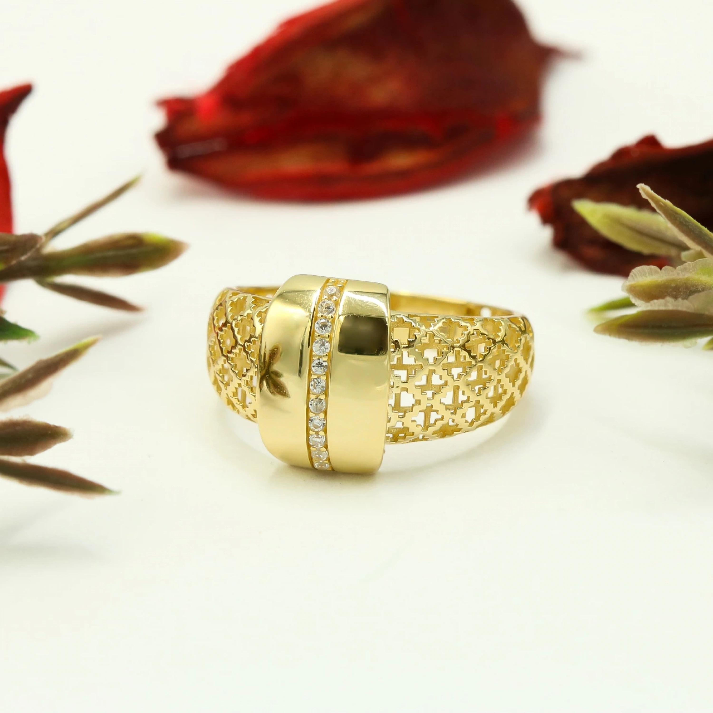 Özel Tasarım 14 Ayar Altın Yüzük