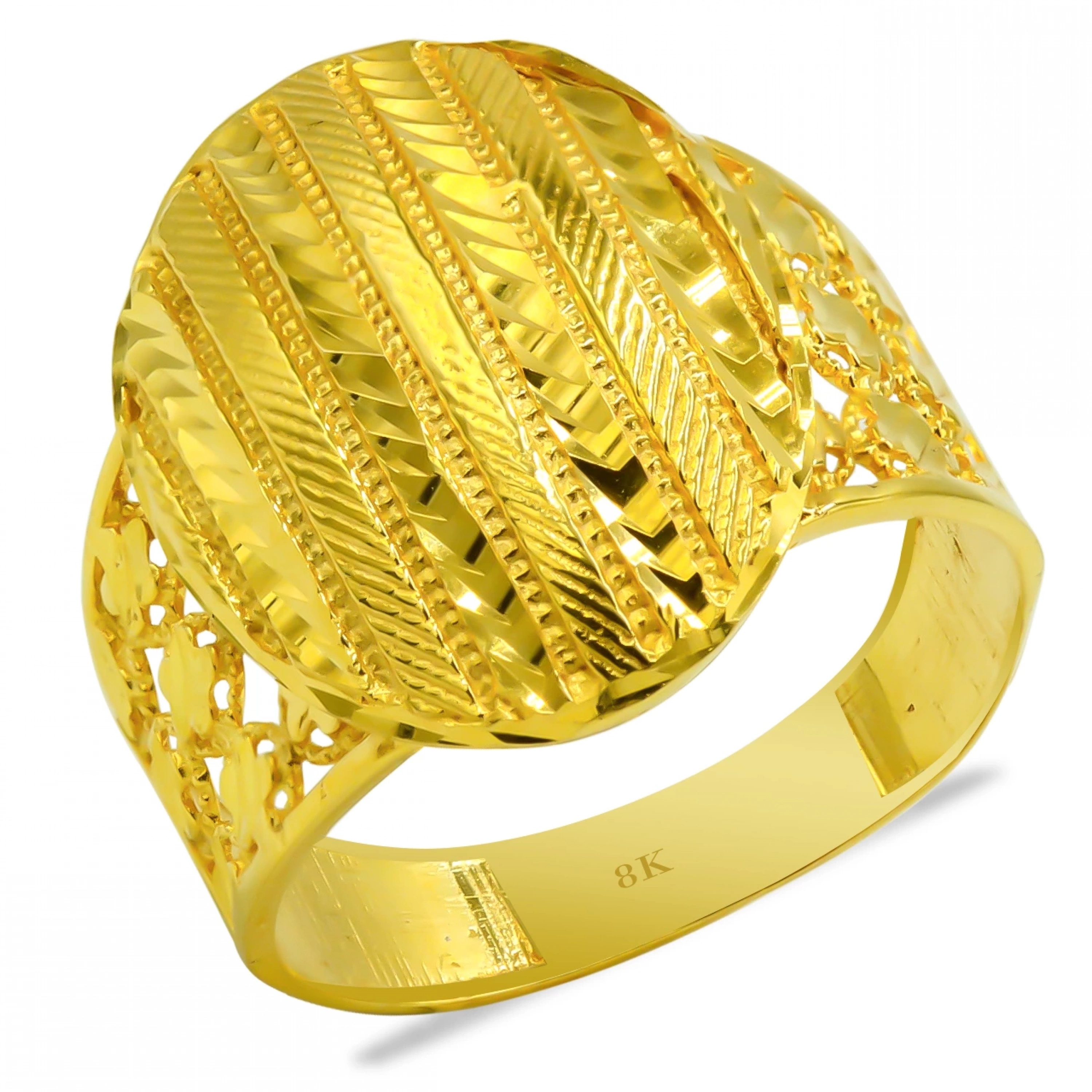 Özel Tasarım 8 Ayar Altın Yüzük