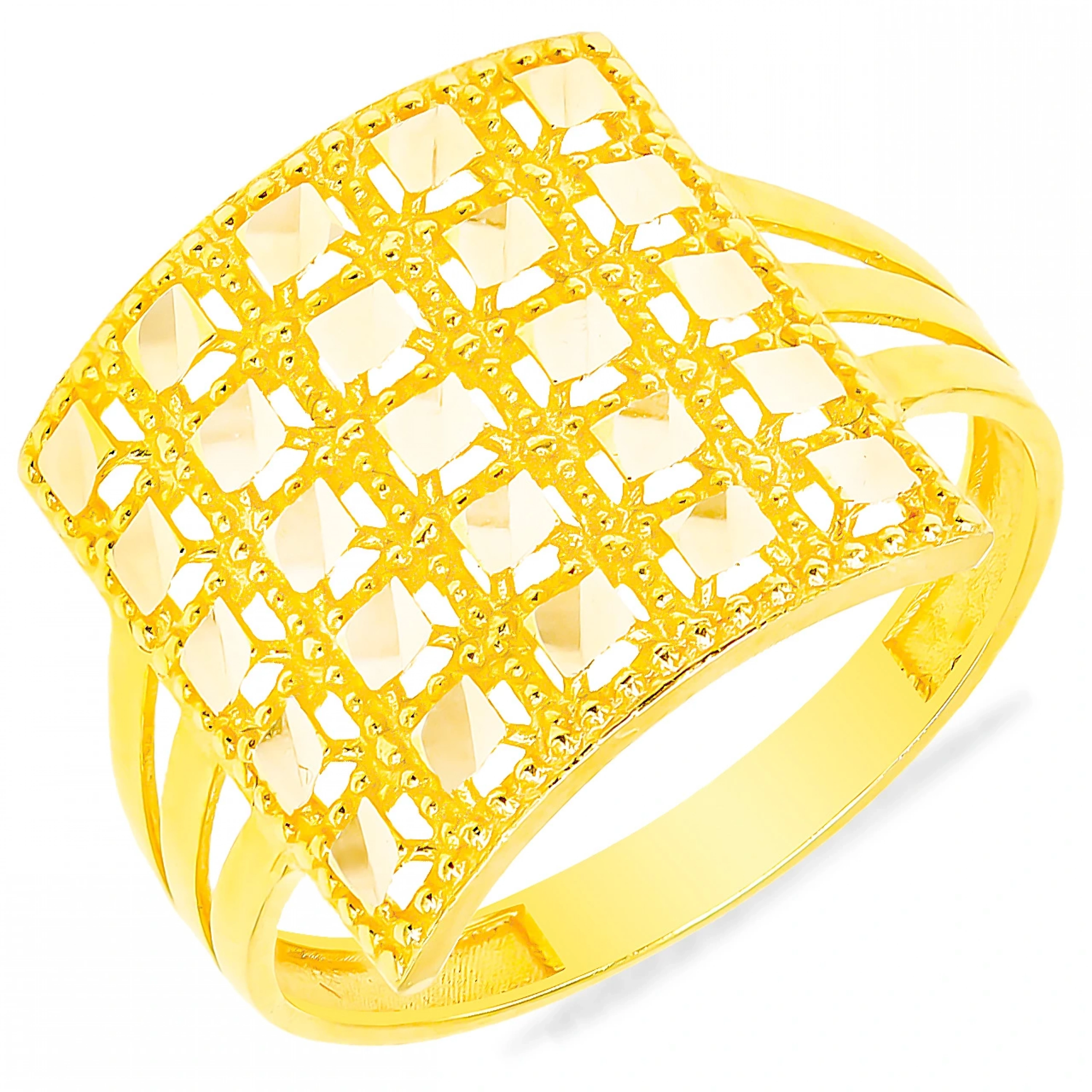 Özel Tasarım Fantezi 14 Ayar Altın Yüzük