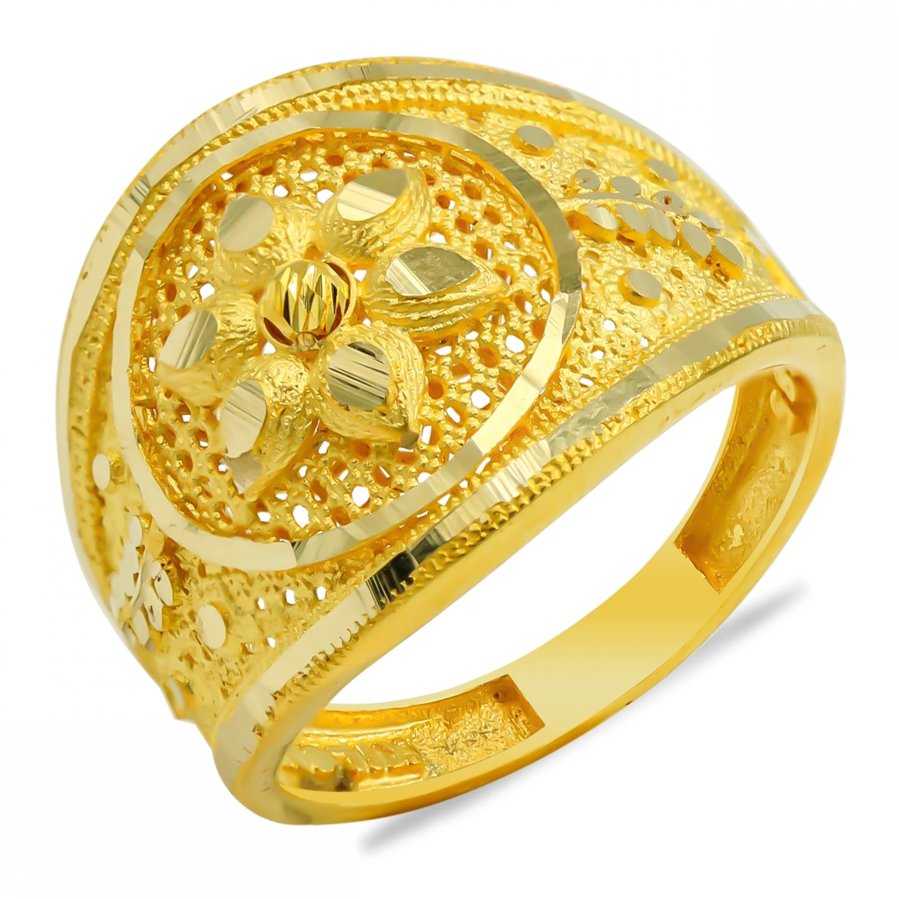 Özel Tasarım Telkari 14 Ayar Altın Yüzük