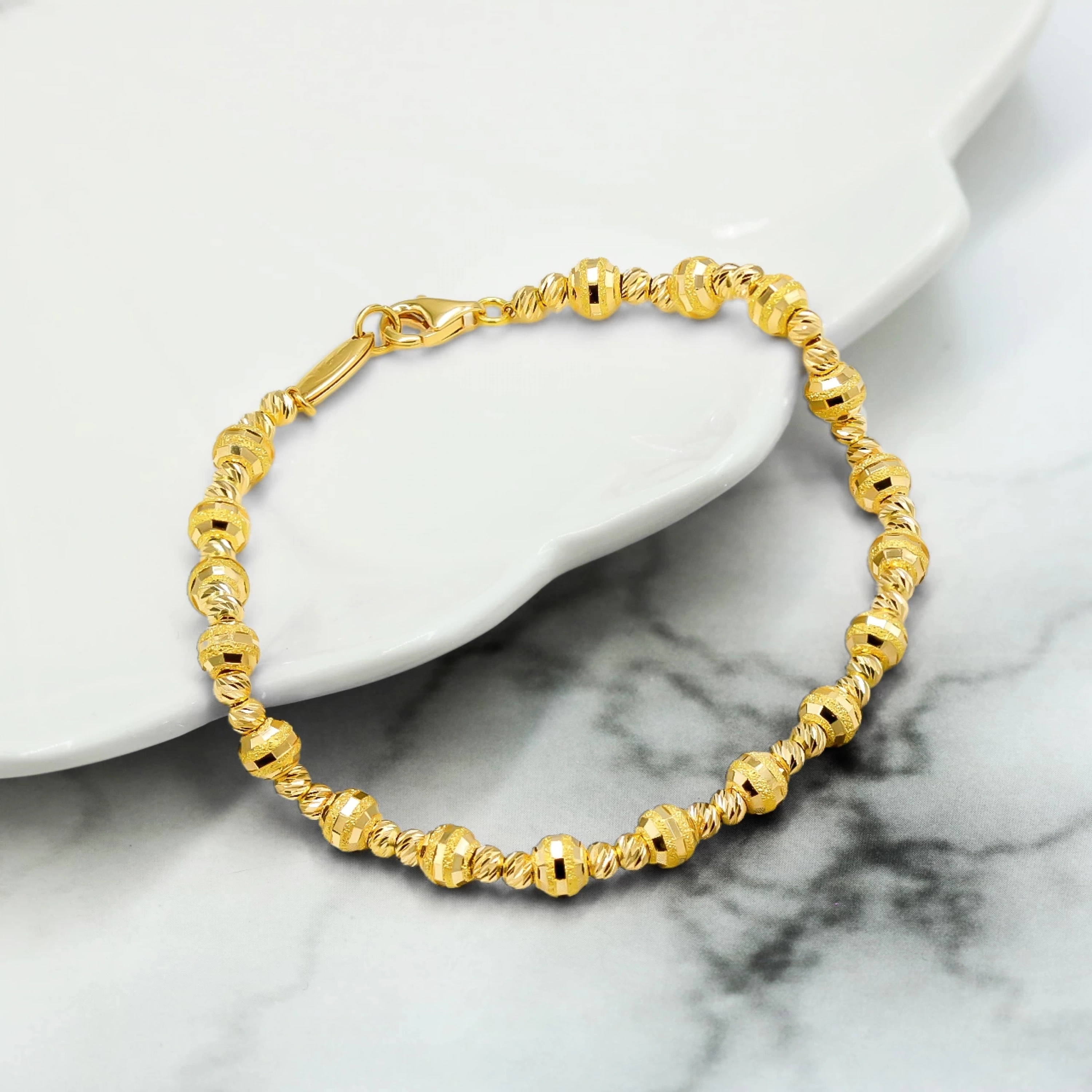 Özel Tasarım Dorika 22 Ayar Altın Bileklik