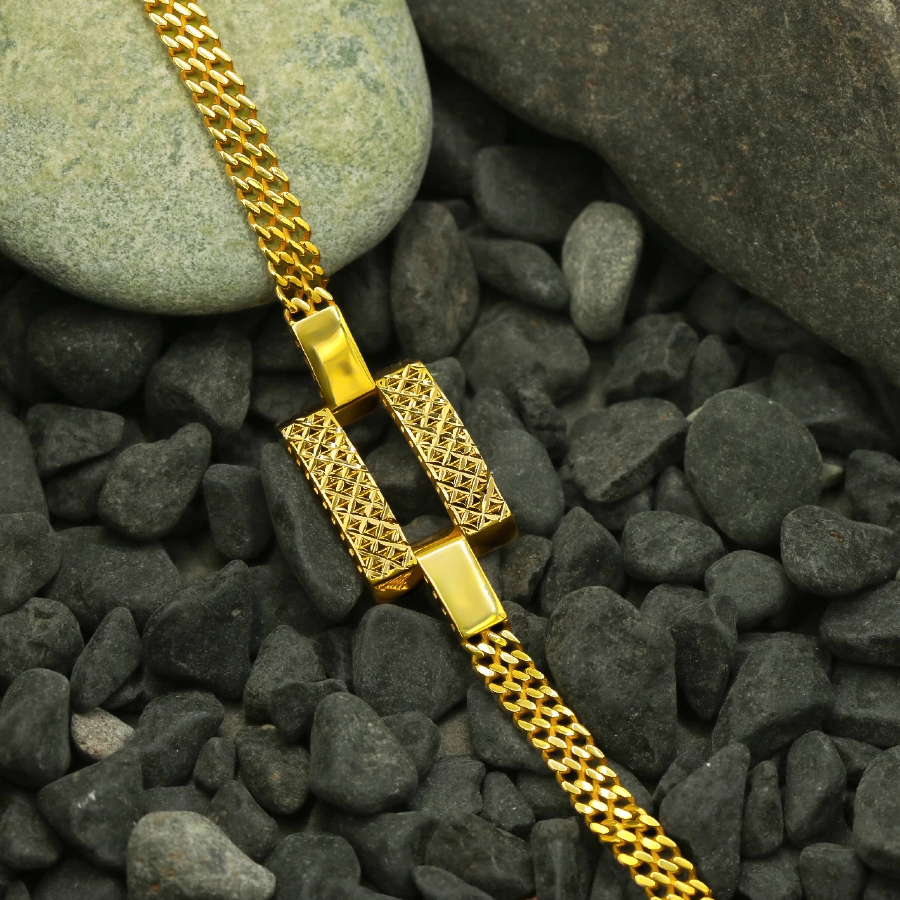 22 Ayar Kaburga Altın Bileklik