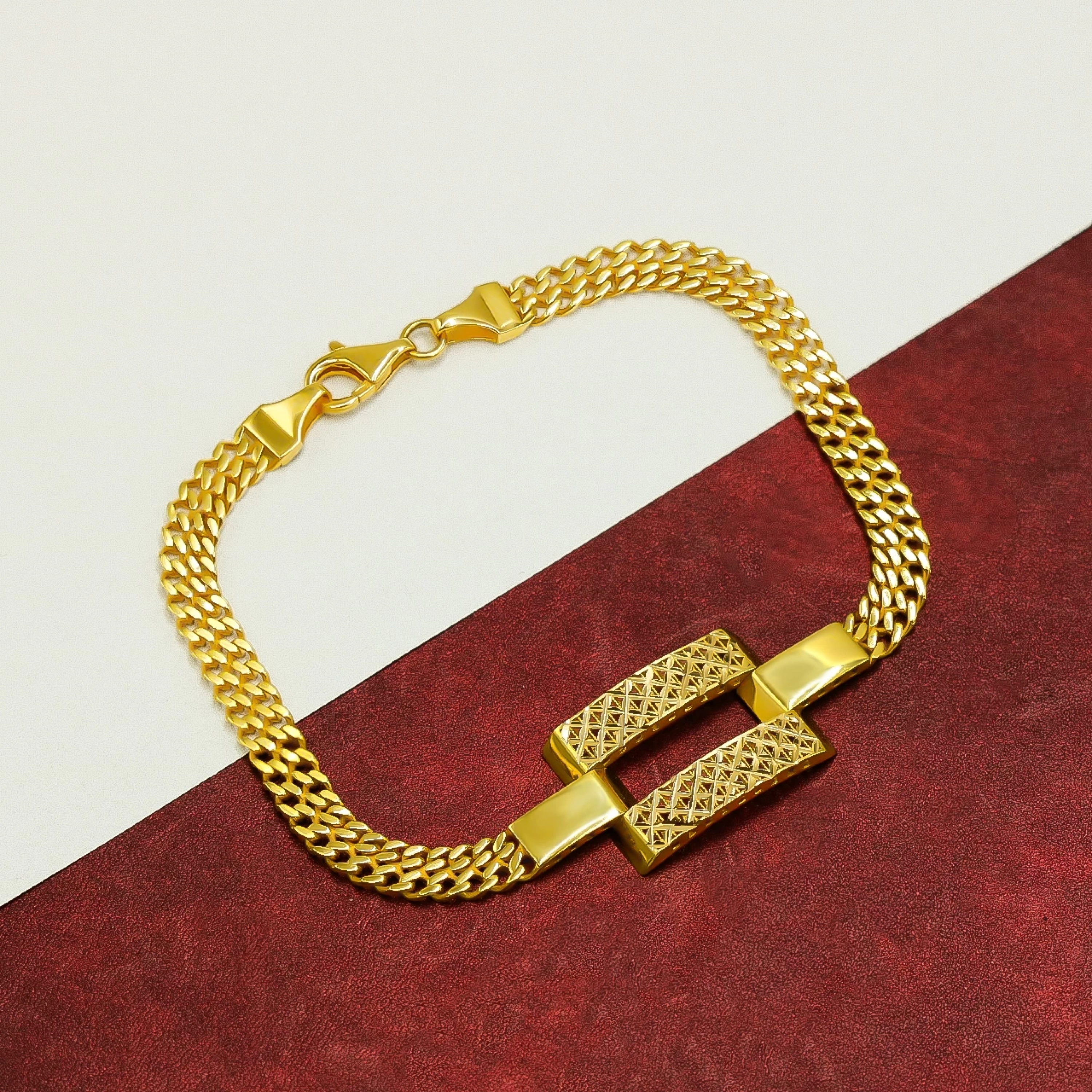 22 Ayar Kaburga Altın Bileklik