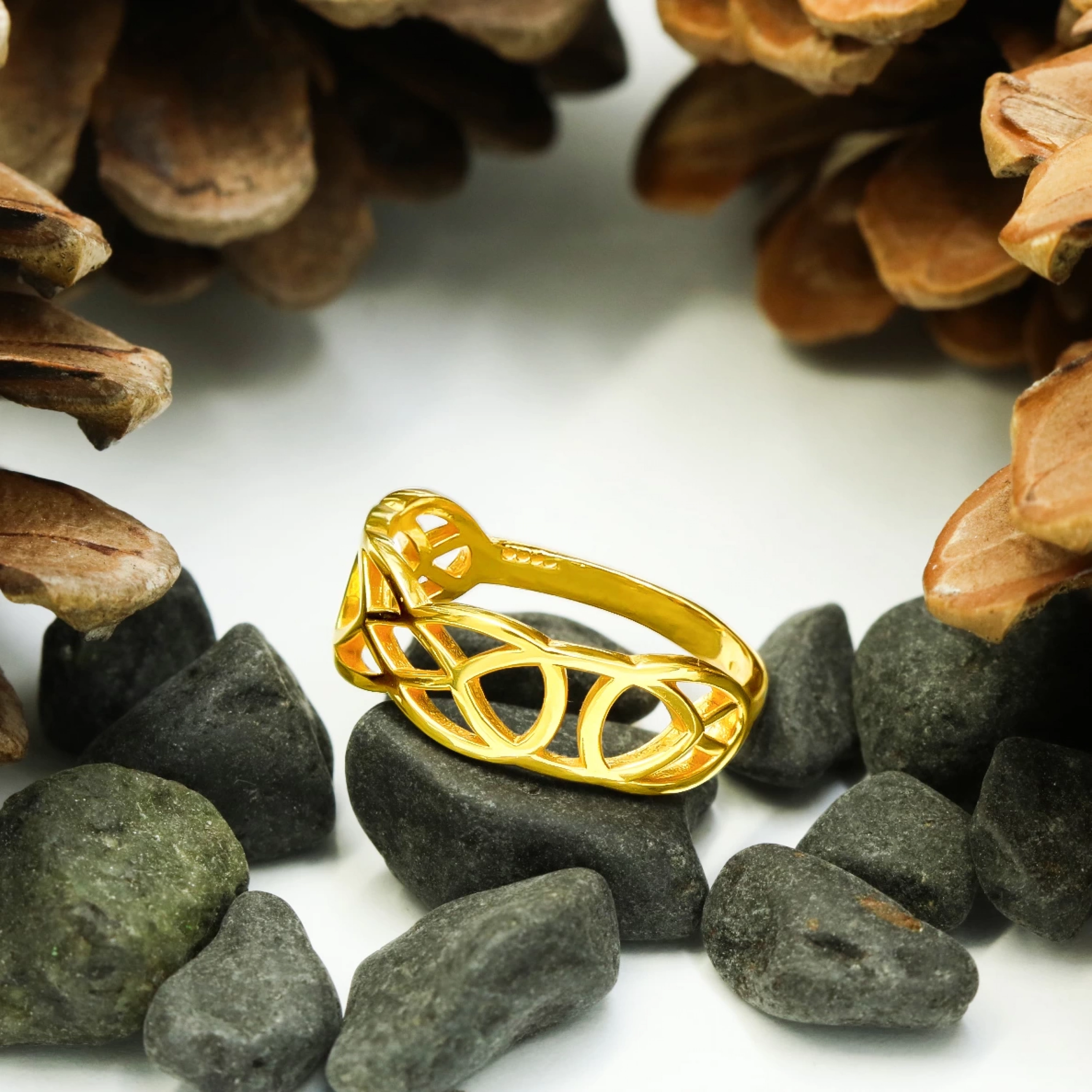 Özel Tasarım Fantezi 22 Ayar Altın Yüzük