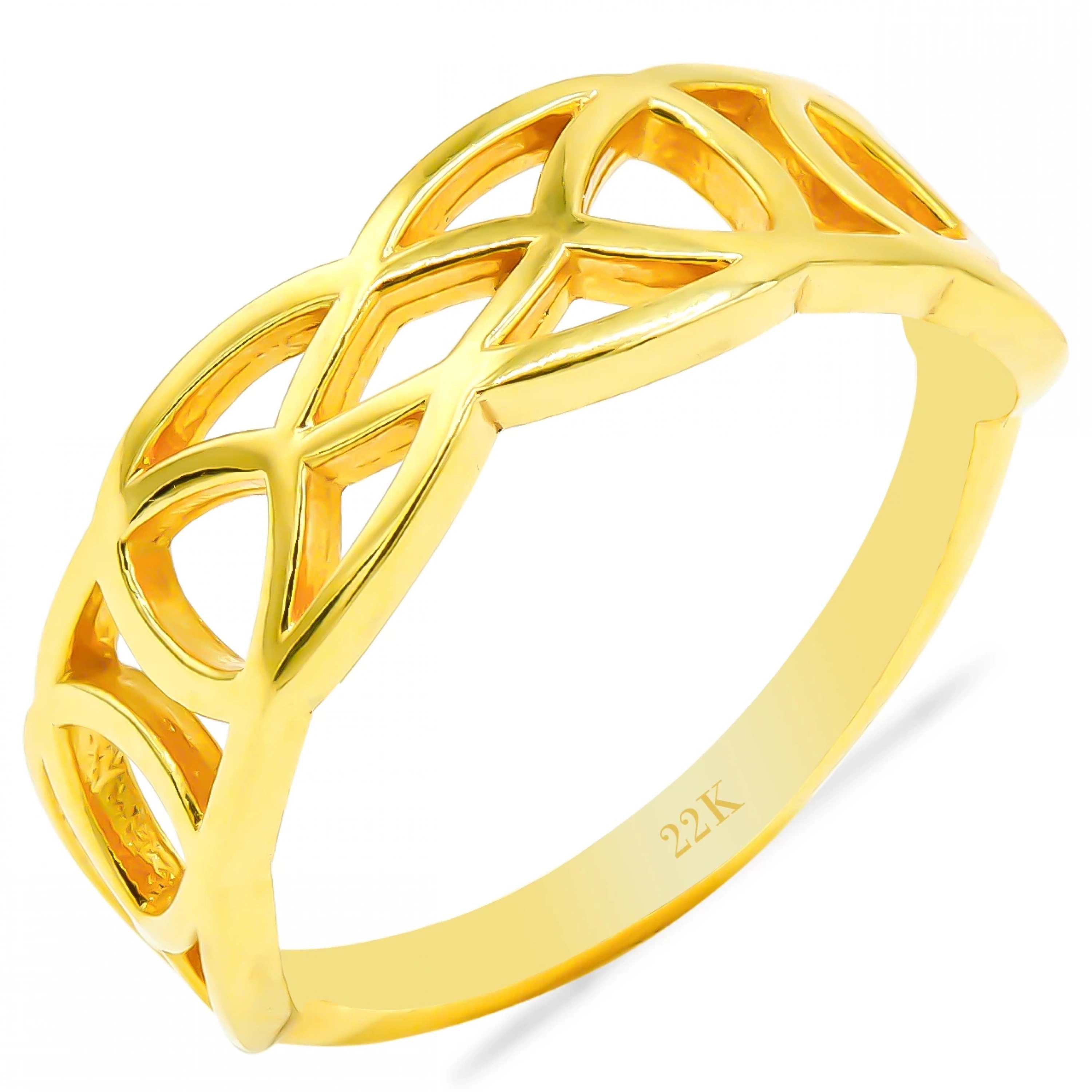 Özel Tasarım Fantezi 22 Ayar Altın Yüzük