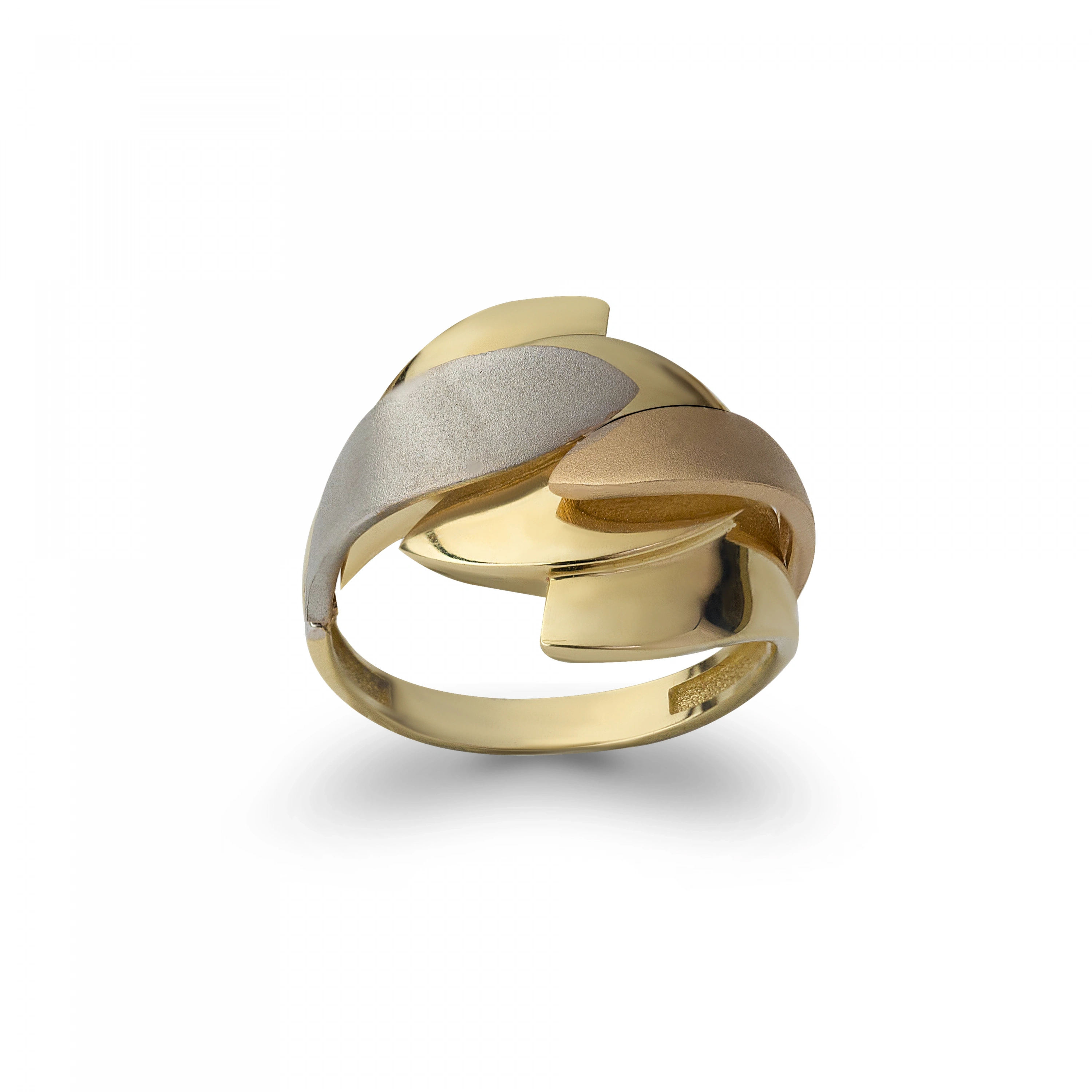 Perçem Kesim 14 Ayar Altın Yüzük