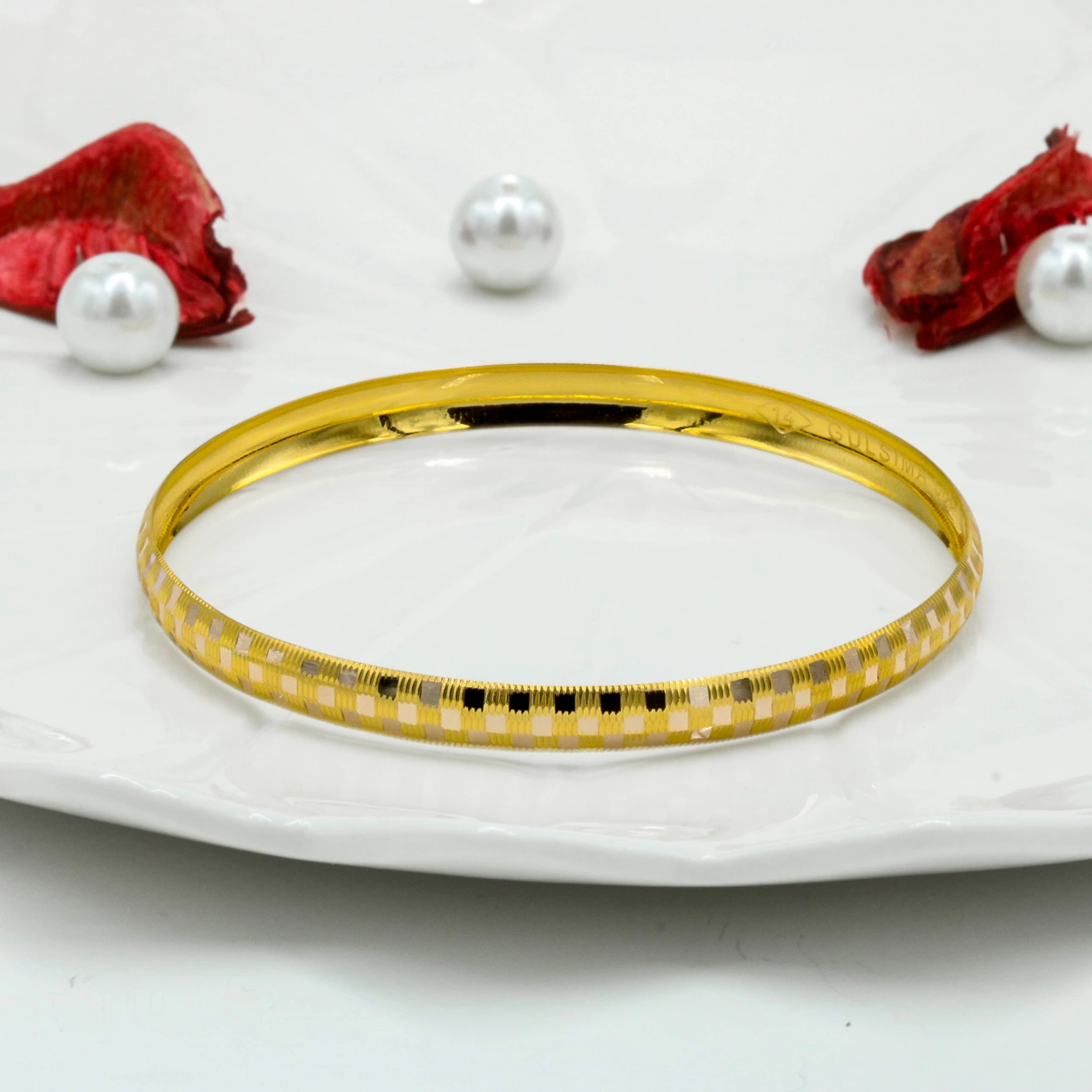 Piti Kareli 14 Ayar Altın Bilezik (3.46 Gram)