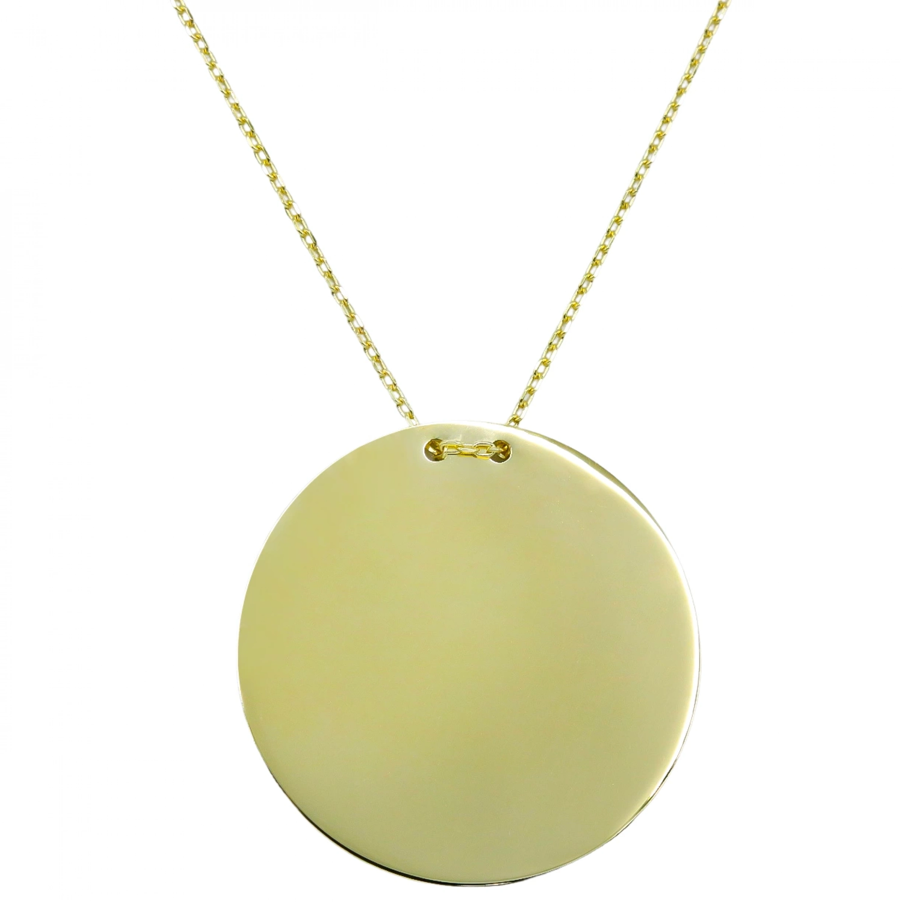 Plakalı 8 Ayar Altın Kolye