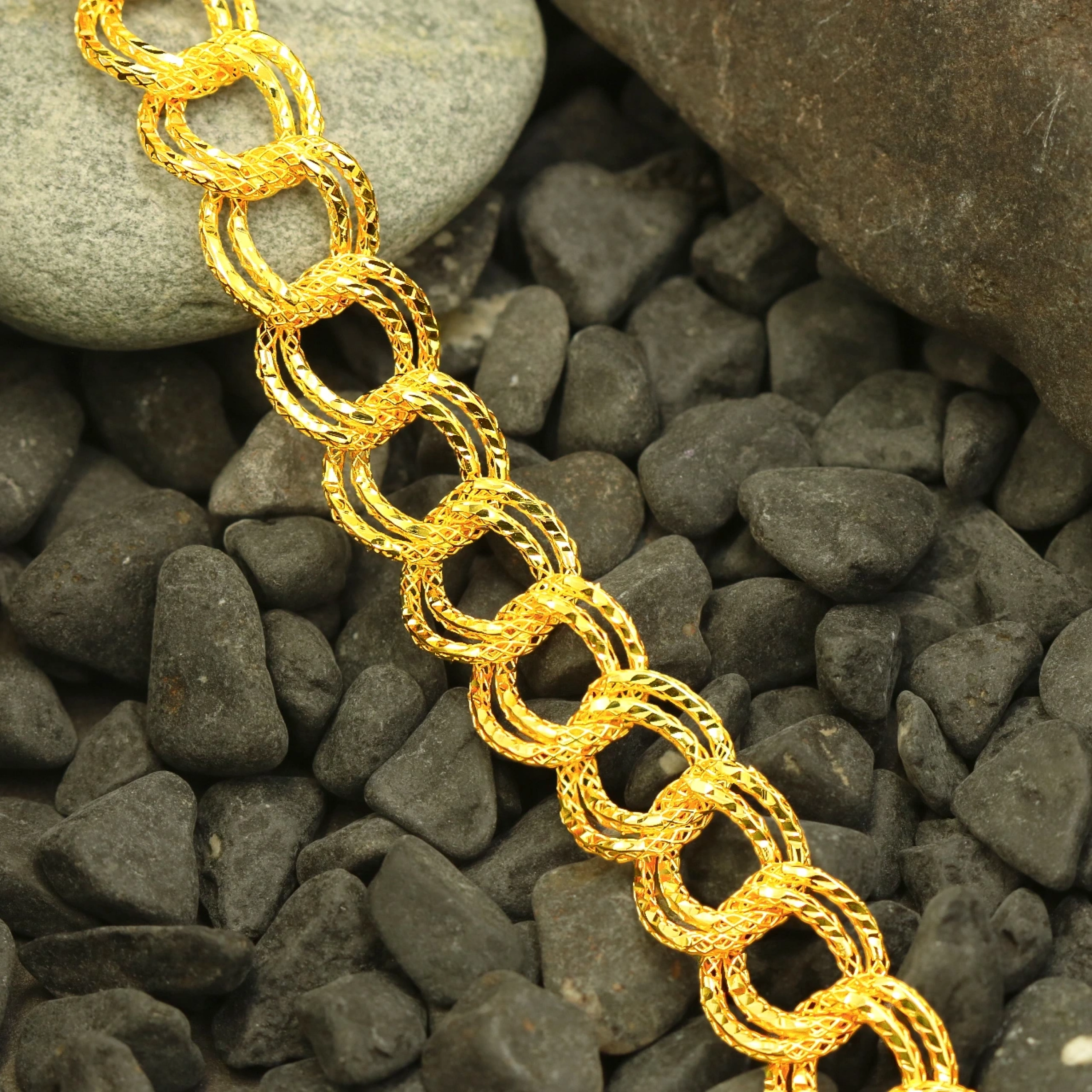 Samanyolu 14 Ayar Altın Bileklik