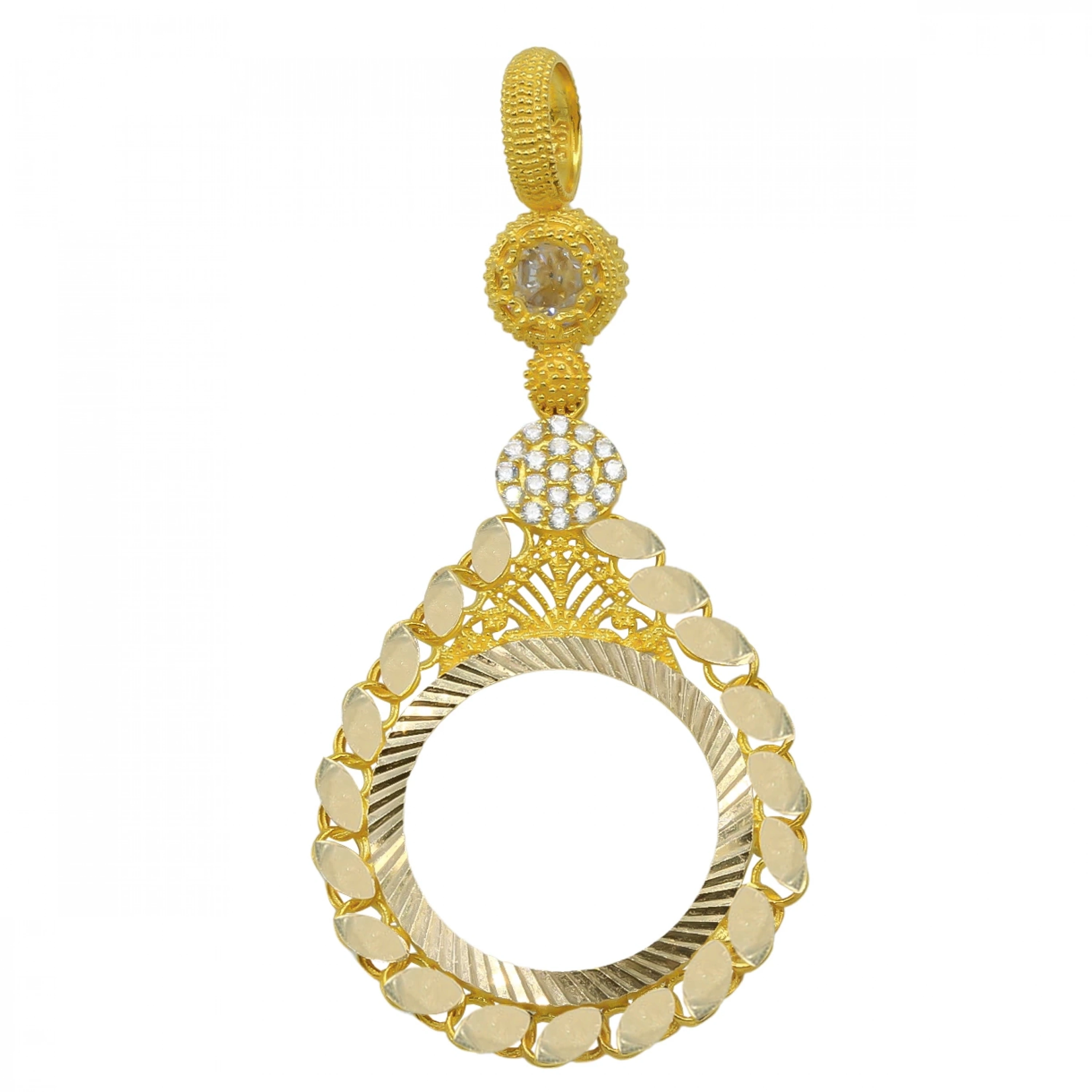 Pullu Model 14 Ayar Çeyrek Altın Çerçeve