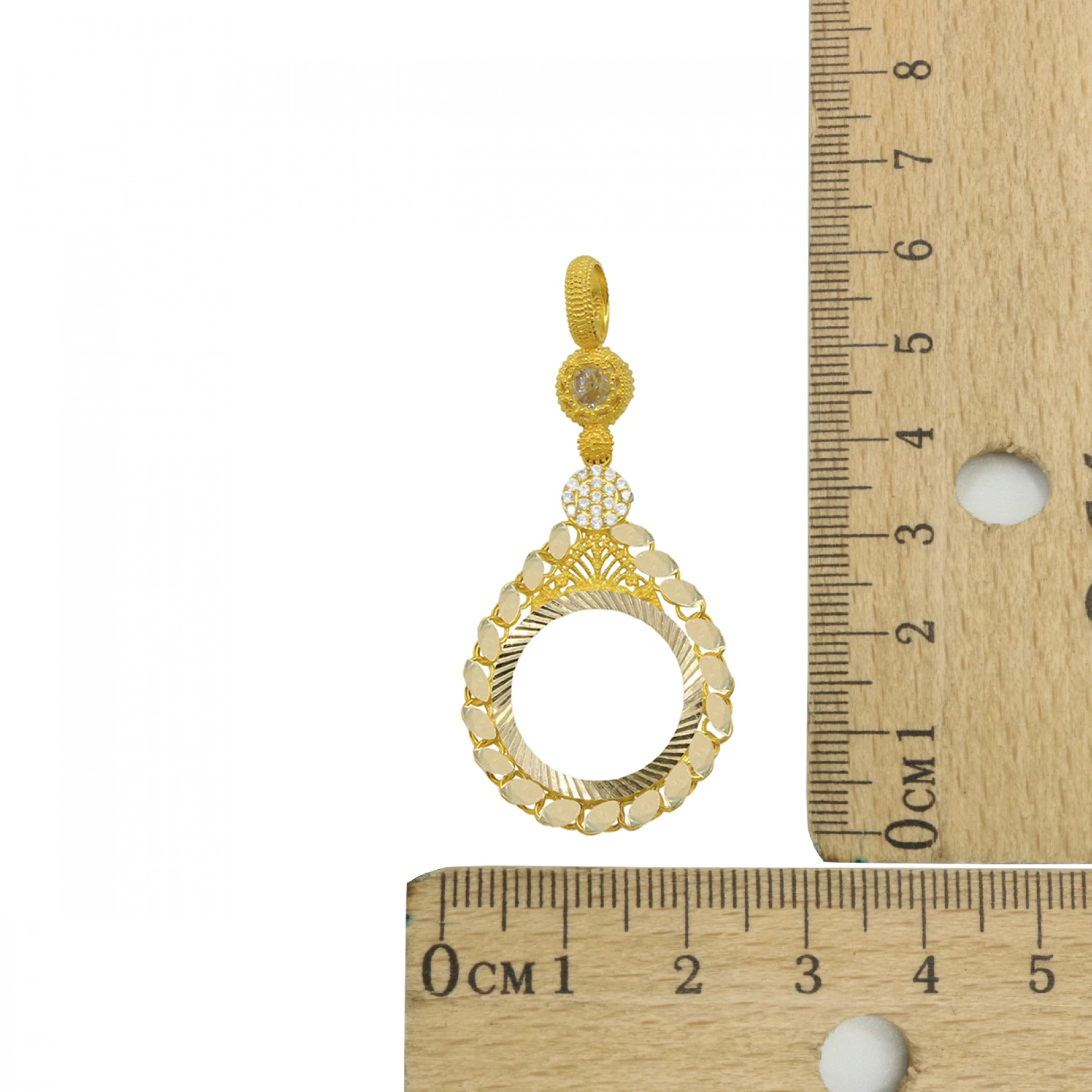 Pullu Model 14 Ayar Çeyrek Altın Çerçeve