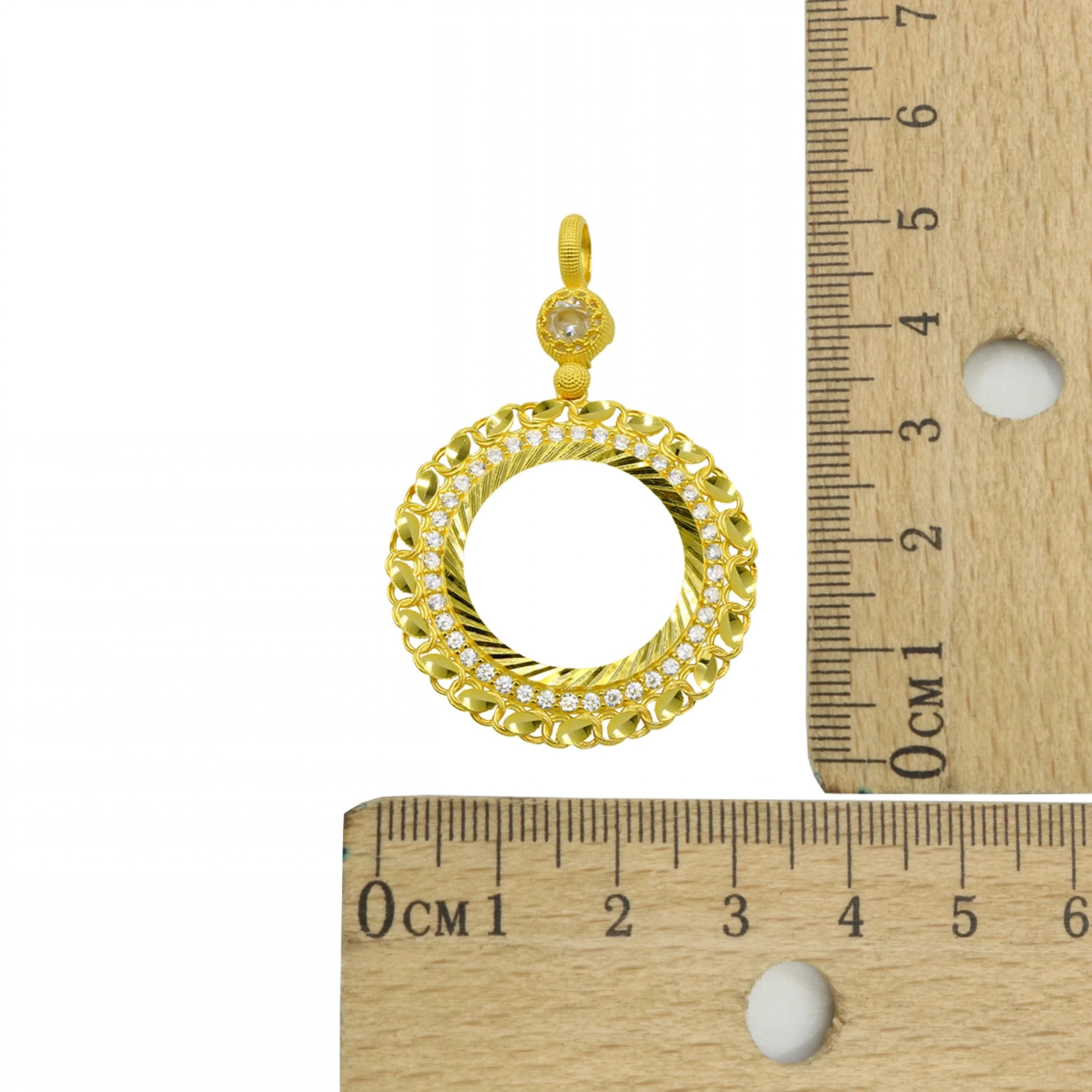 Pullu Taşlı Model 8 Ayar Yarım Altın Çerçeve