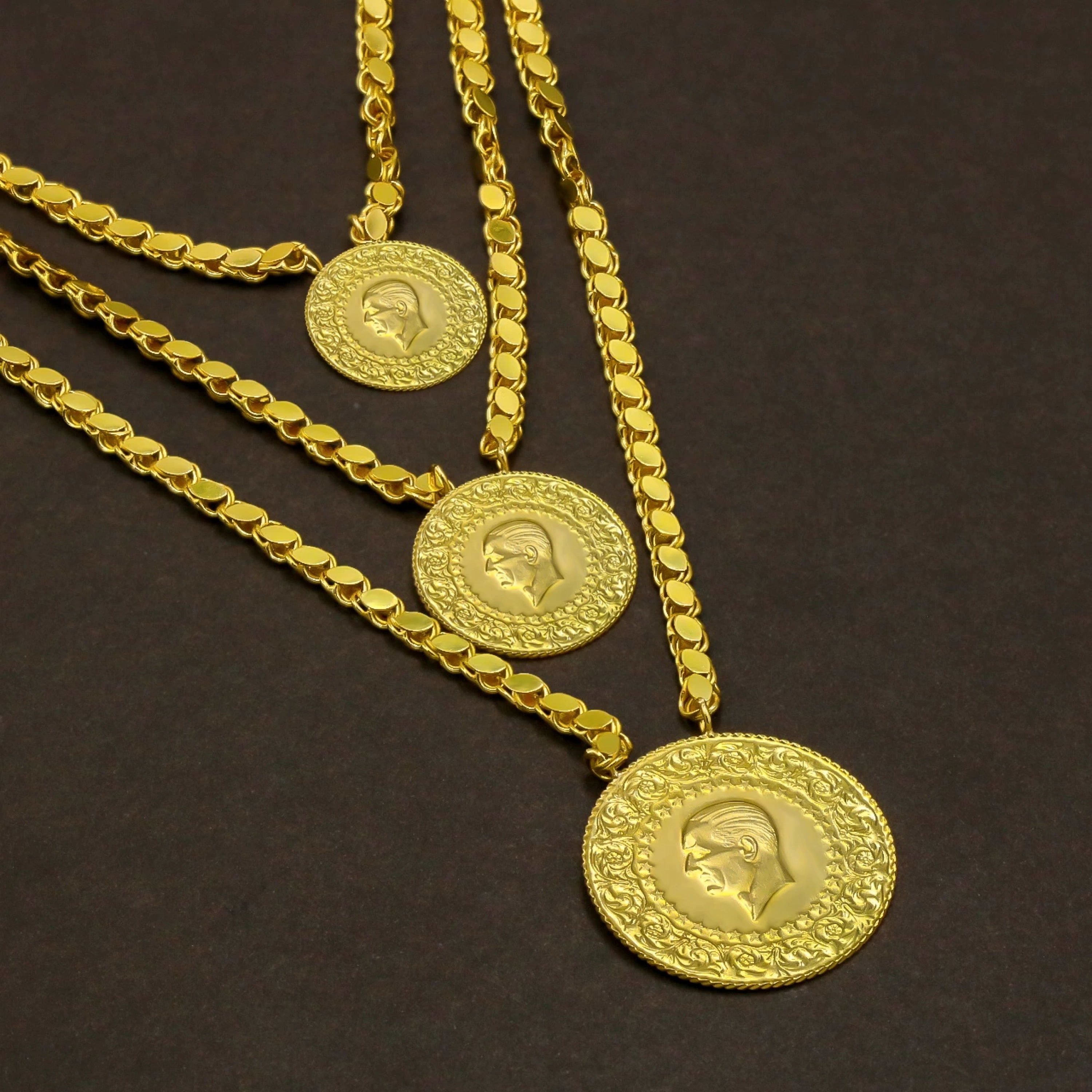 Pullu Zincir 22 Ayar Altın Gerdanlık