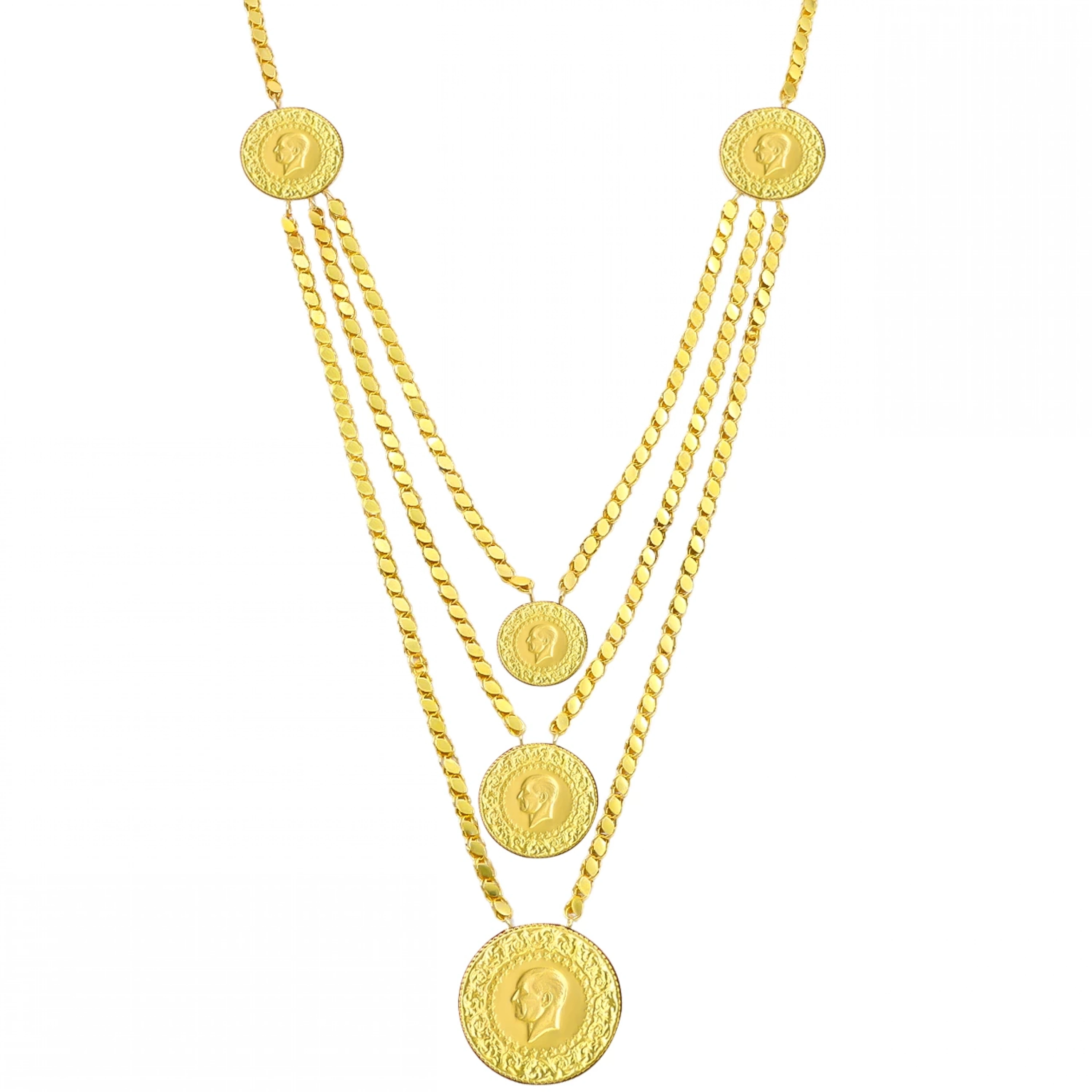 Pullu Zincir 22 Ayar Altın Gerdanlık