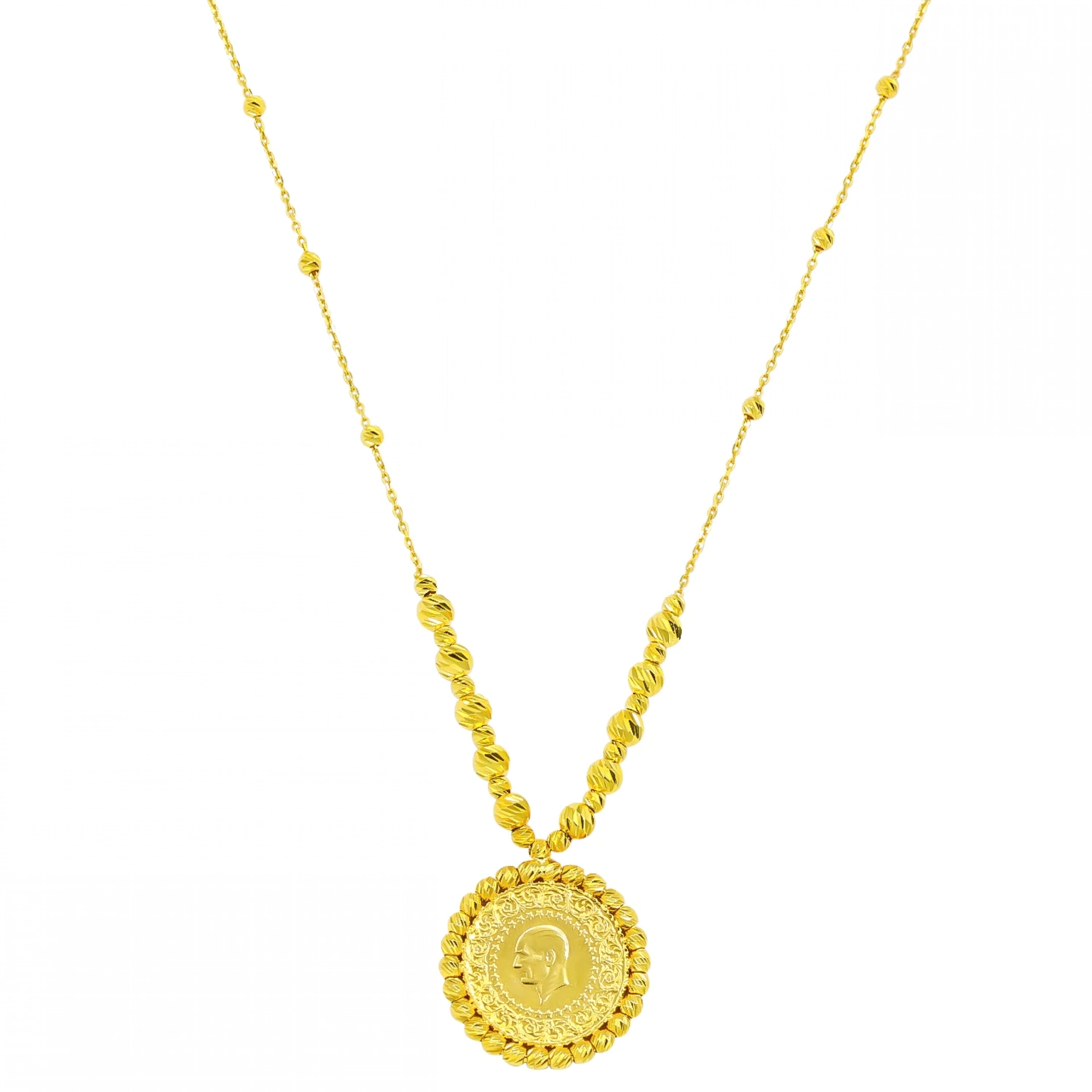 Dorika Çeyrek Altın Gerdanlık