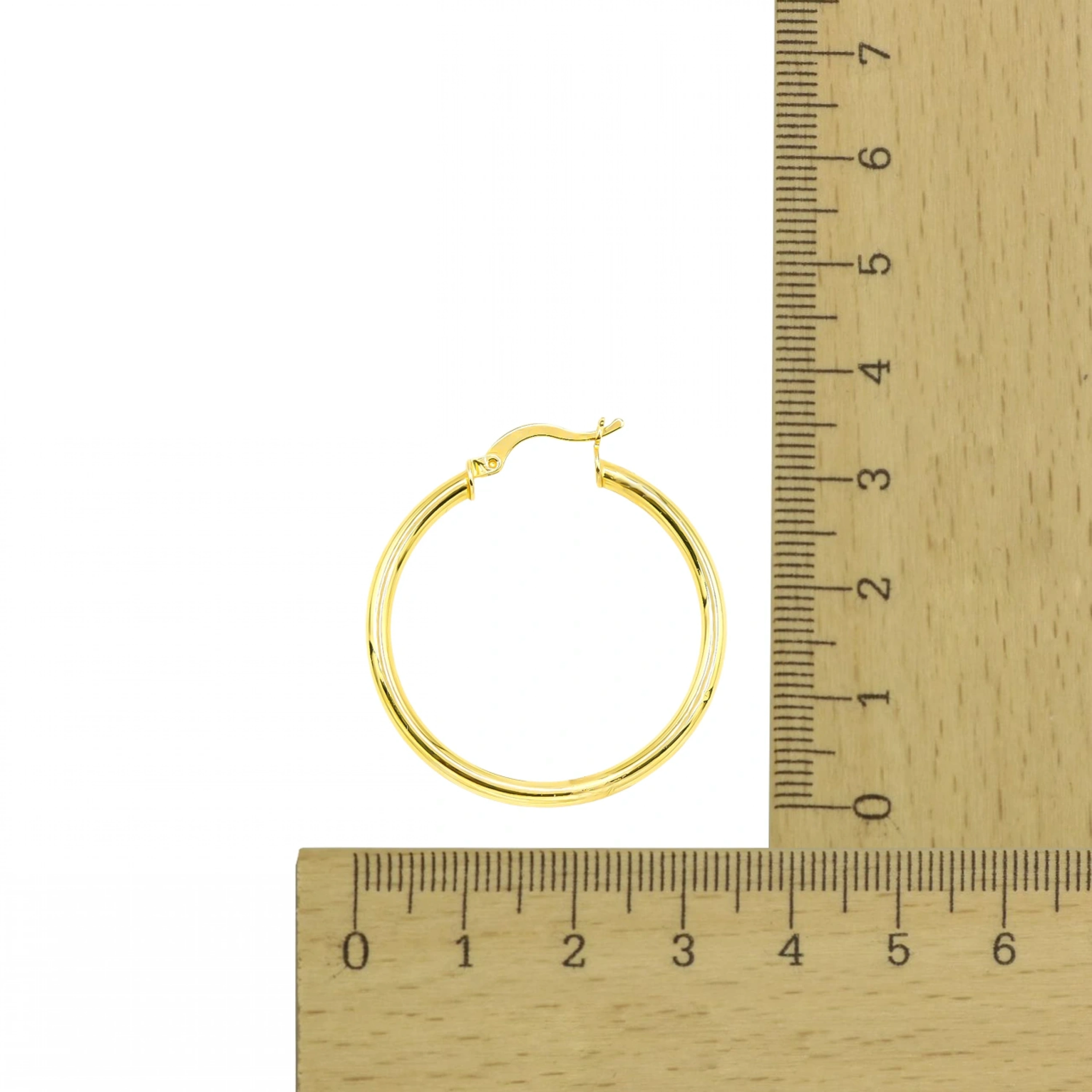 Halka 14 Ayar Halka Altın Küpe