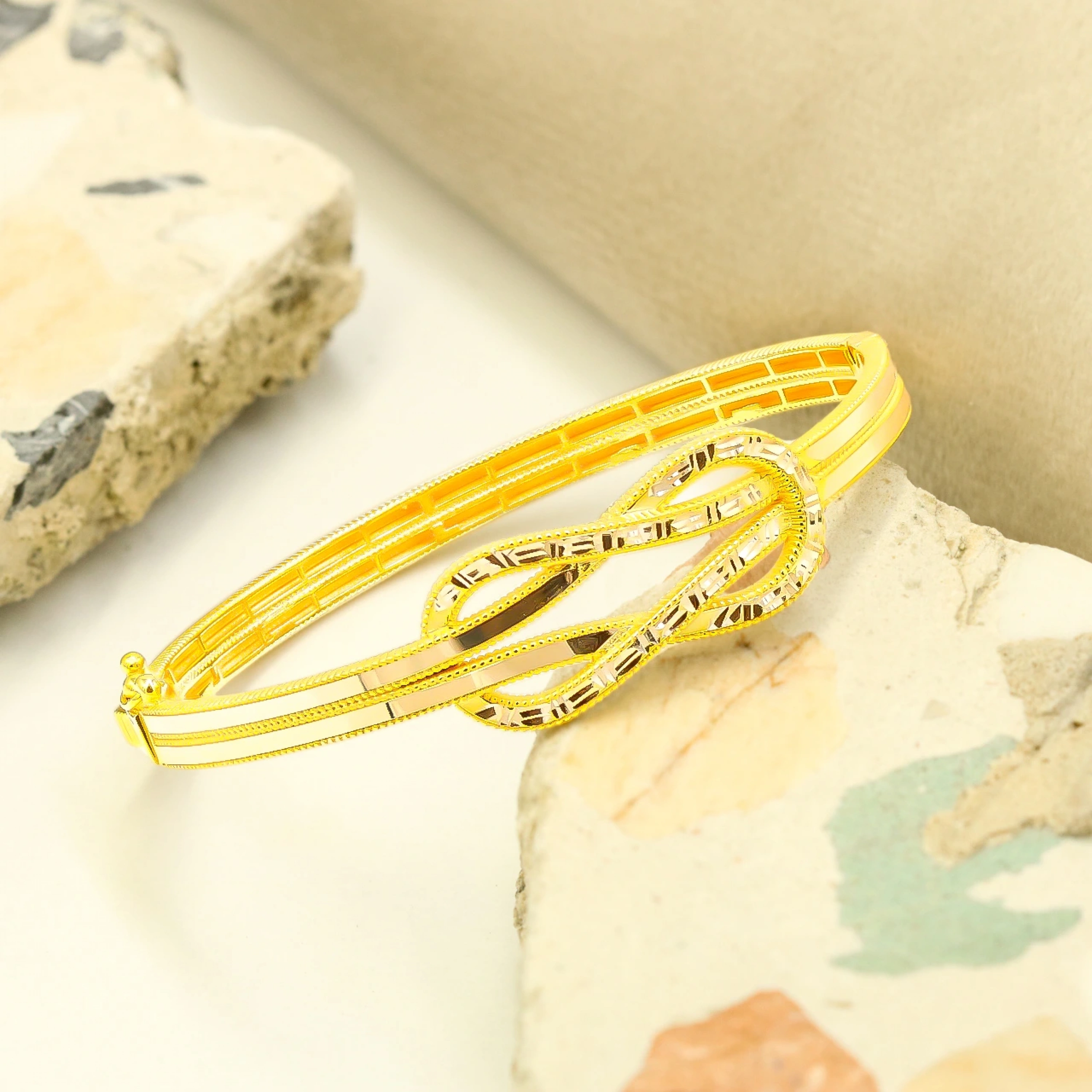 Düğüm Model 14 Ayar Kelepçe Bilezik