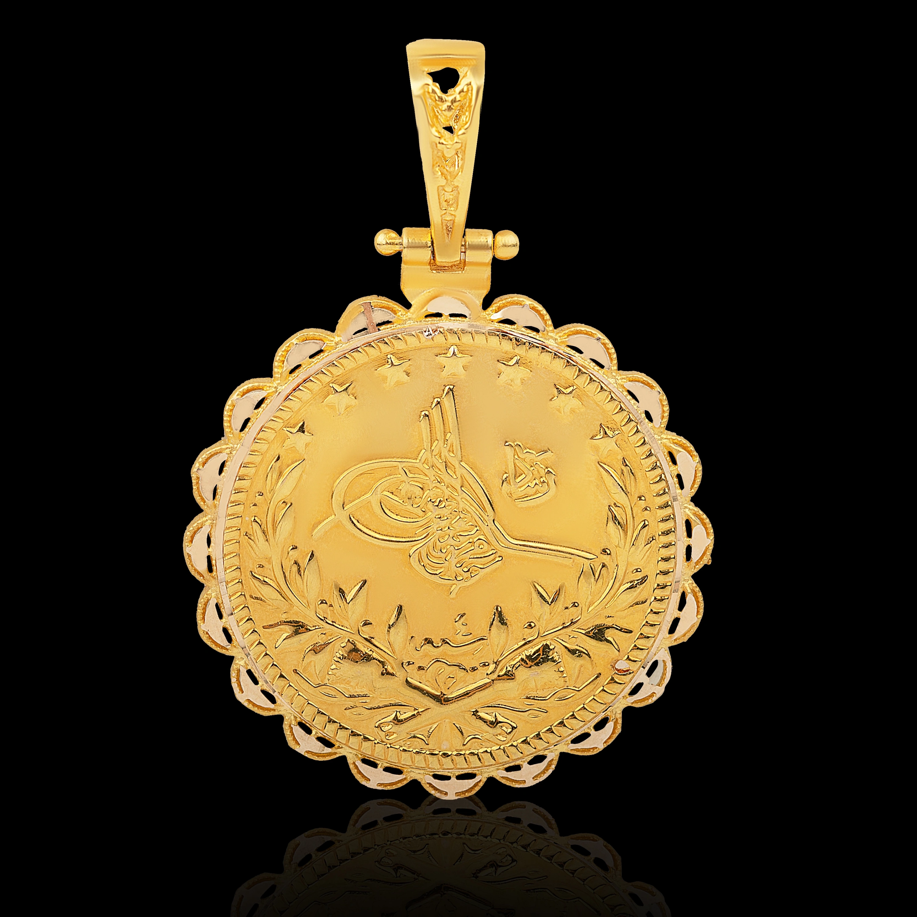 Reşat Baskı 14 Ayar Altın Kolye Ucu