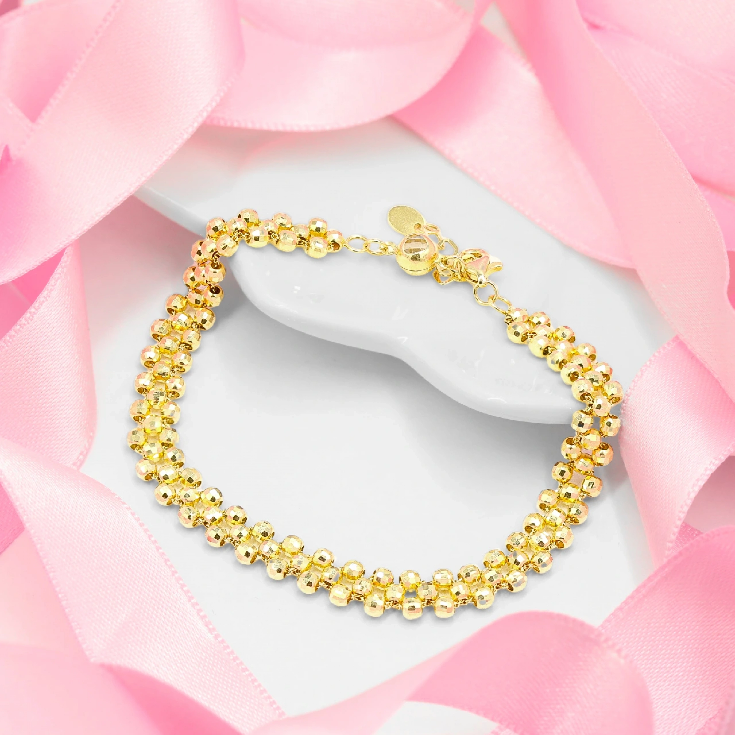 Dorika Özel Tasarım 14 Ayar Altın Bileklik