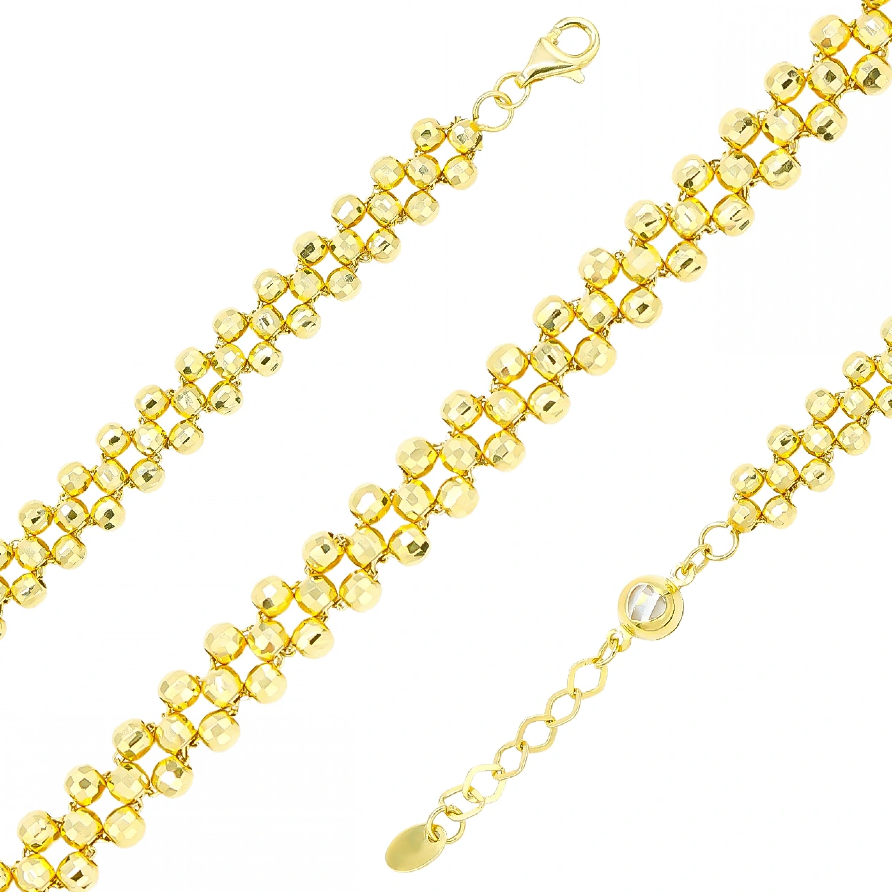 Dorika Özel Tasarım 14 Ayar Altın Bileklik