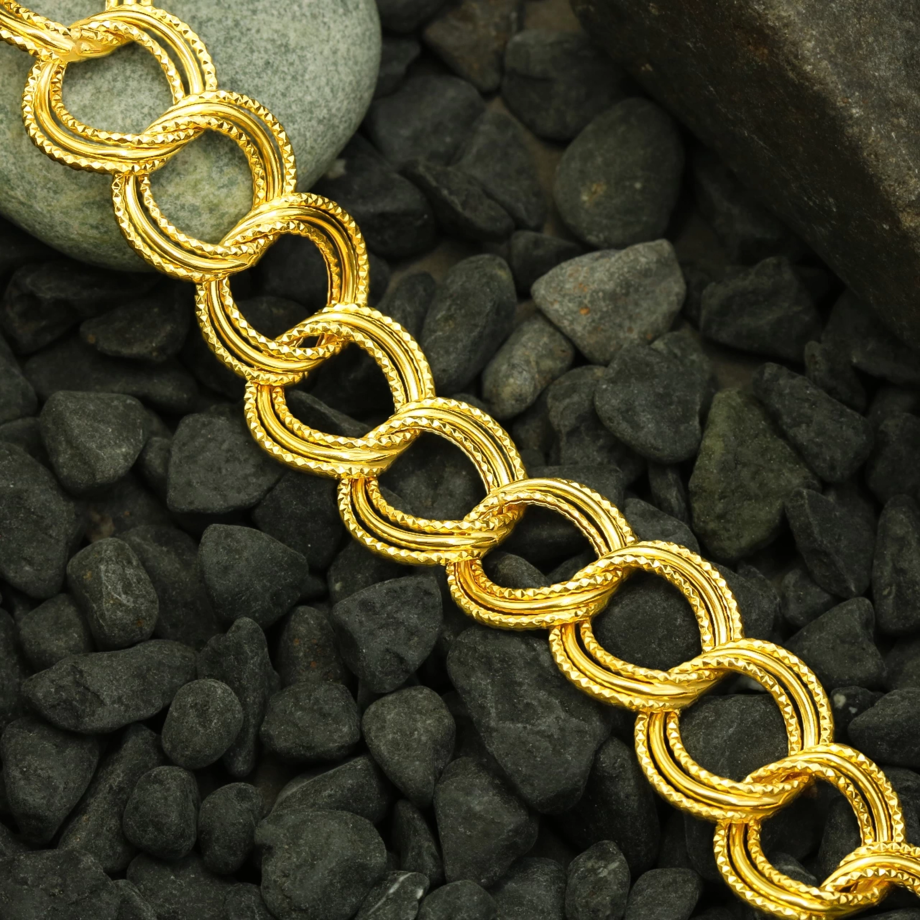 Samanyolu 14 Ayar Altın Bileklik