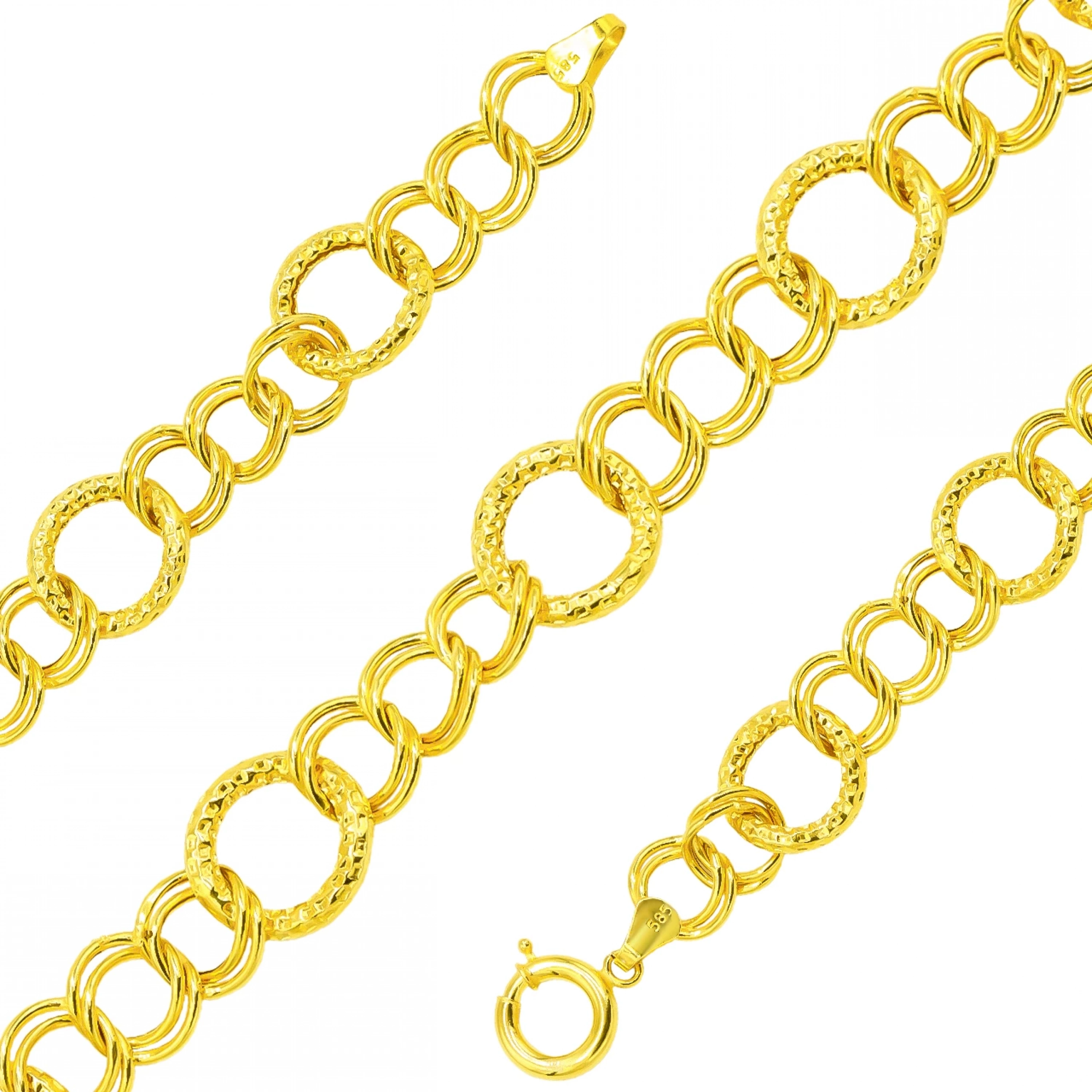 Samanyolu 14 Ayar Altın Bileklik