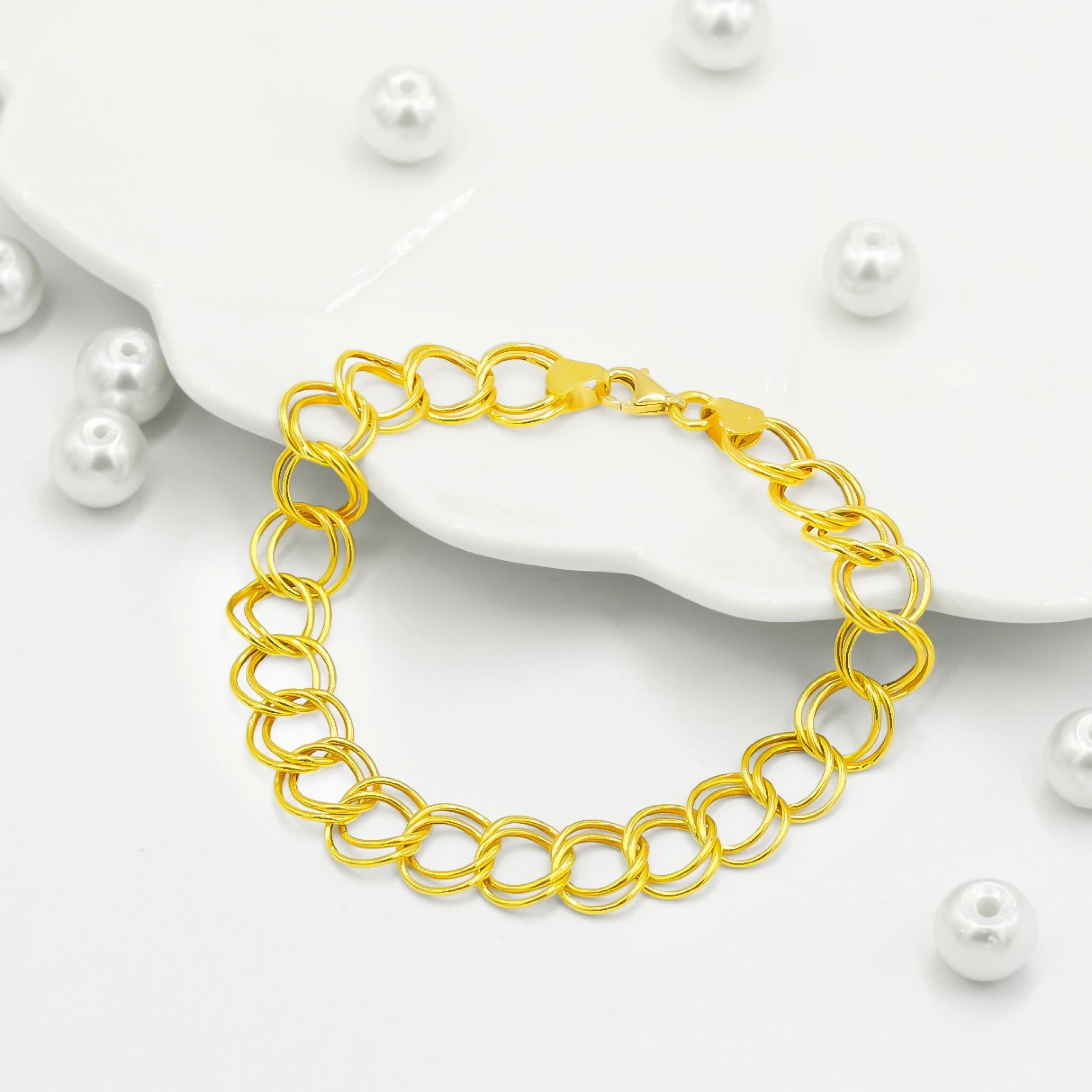 Samanyolu 22 Ayar Altın Bileklik