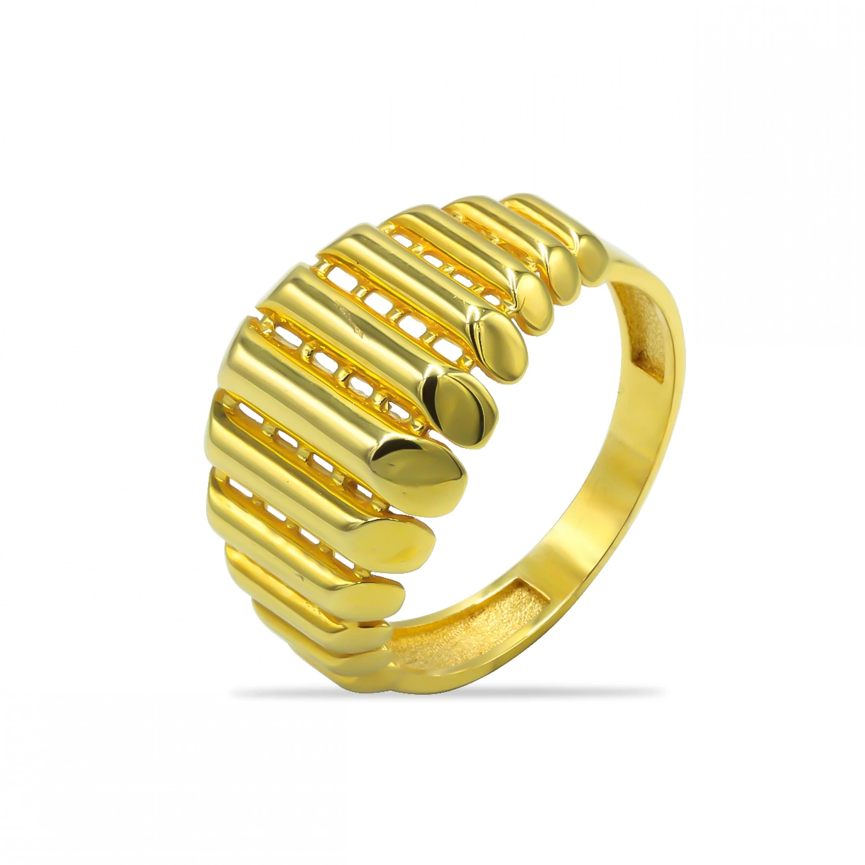 Sıralı 8 Ayar Altın Yüzük