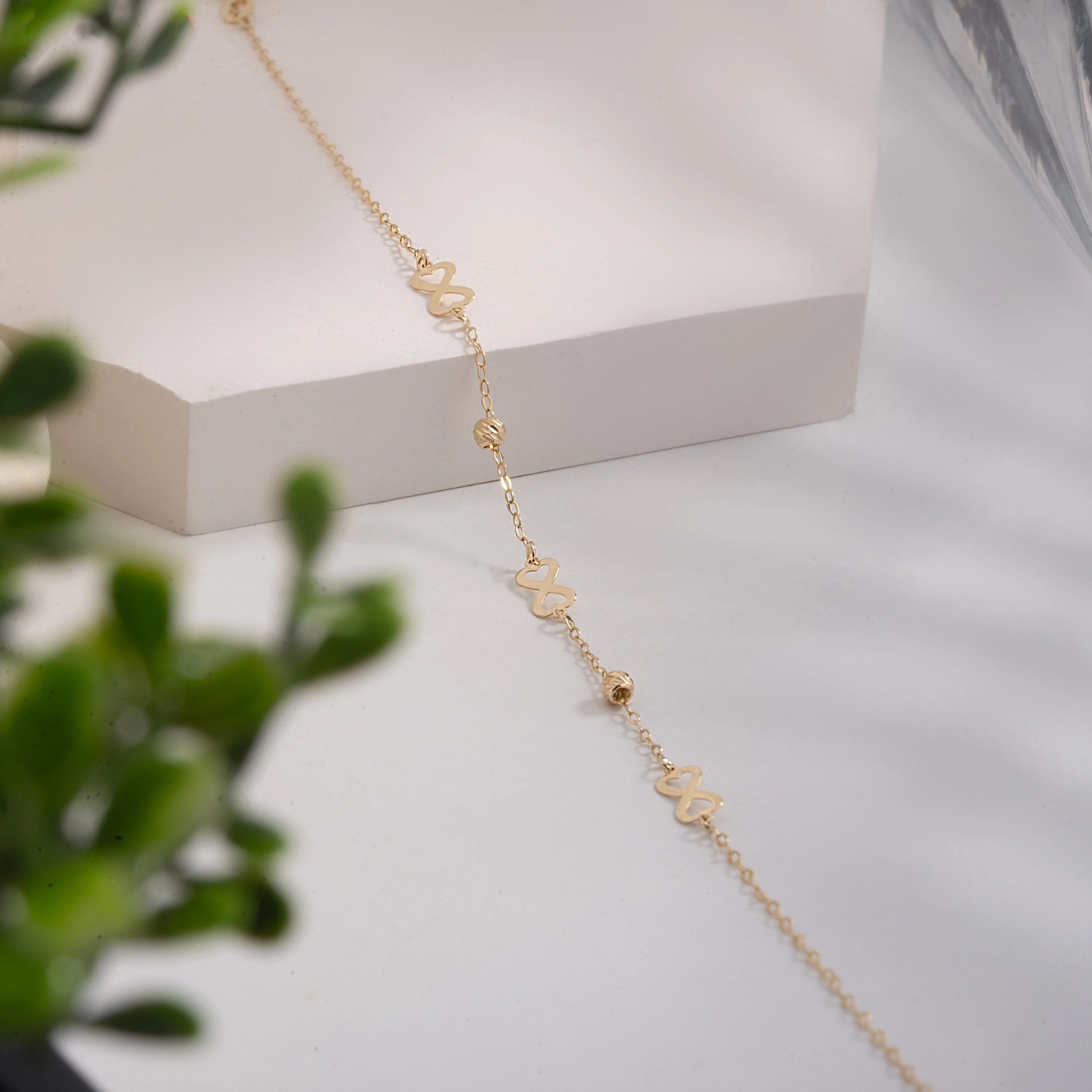 Sonsuzluk Toplu 14 Ayar Altın Bileklik