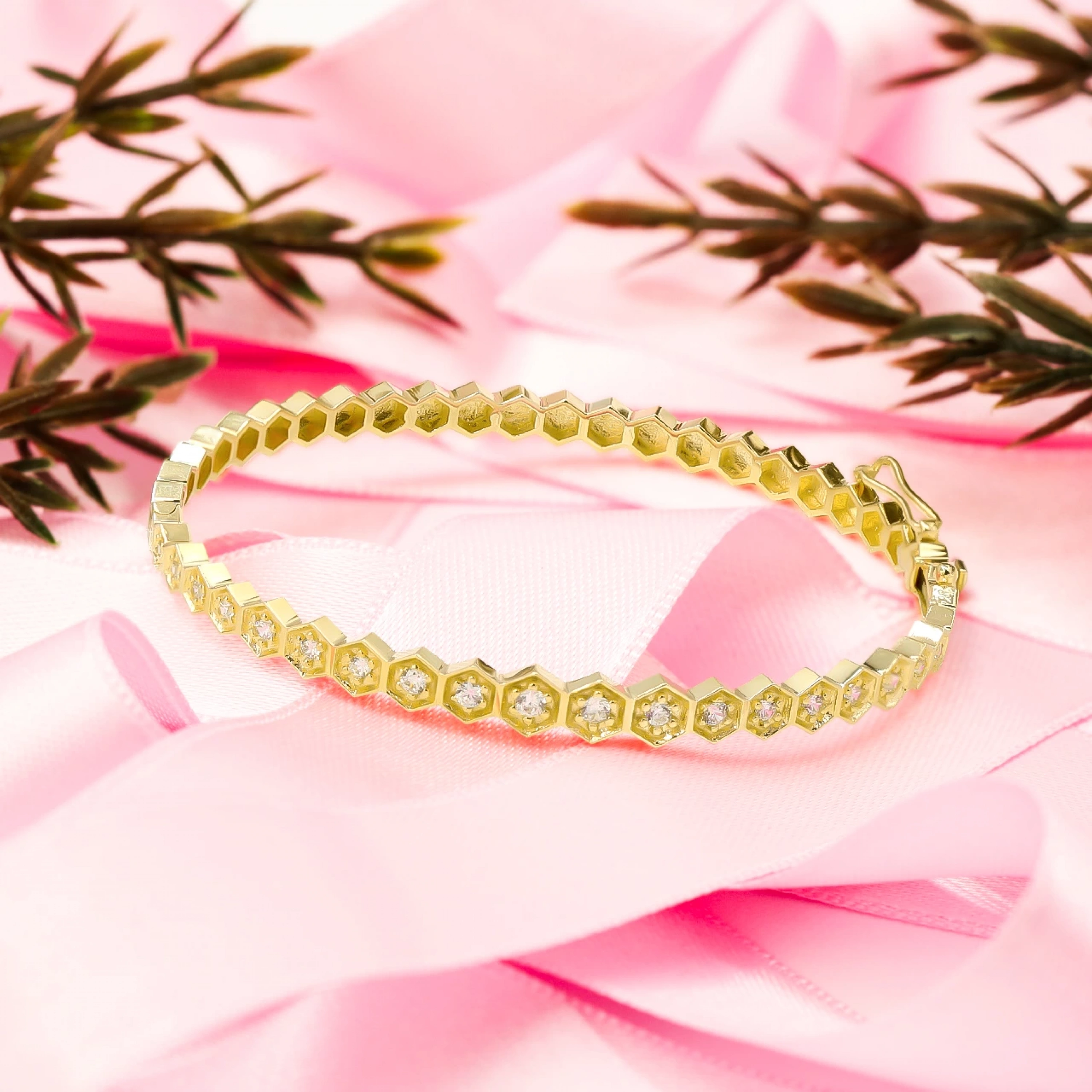 Tamtur 14 Ayar Kelepçe Bilezik