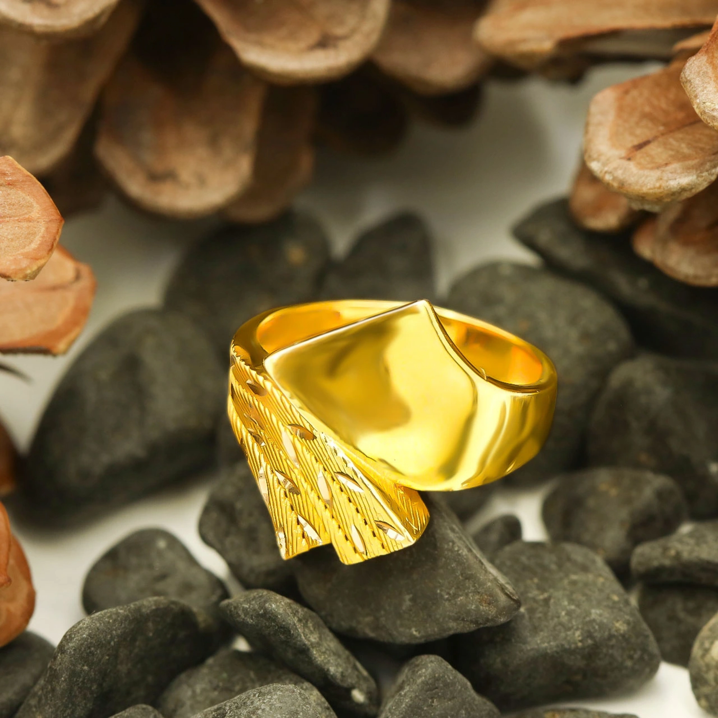 Tasarım Altın 14 Ayar Yüzük