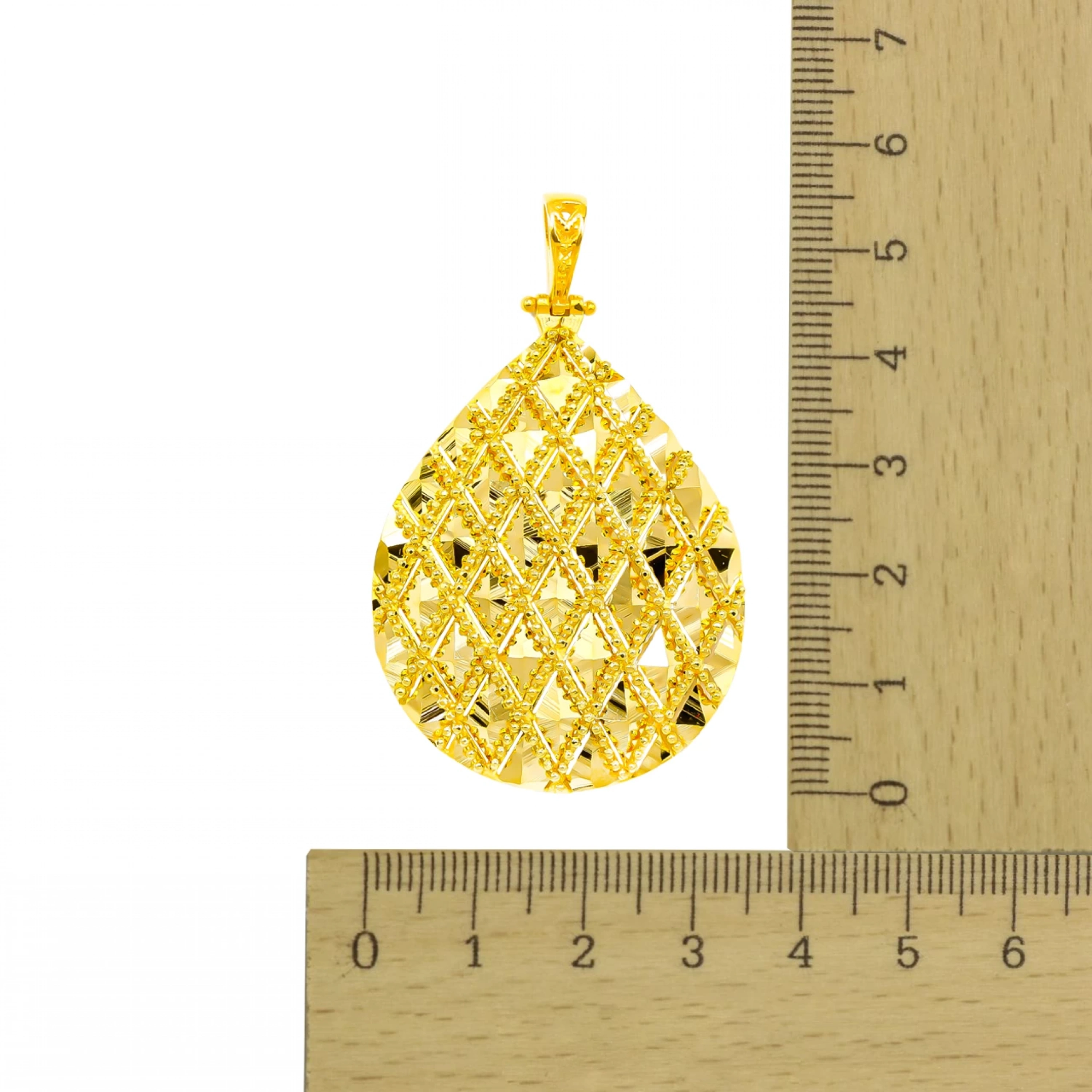 Işıltılı 22 Ayar Altın Kolye Ucu