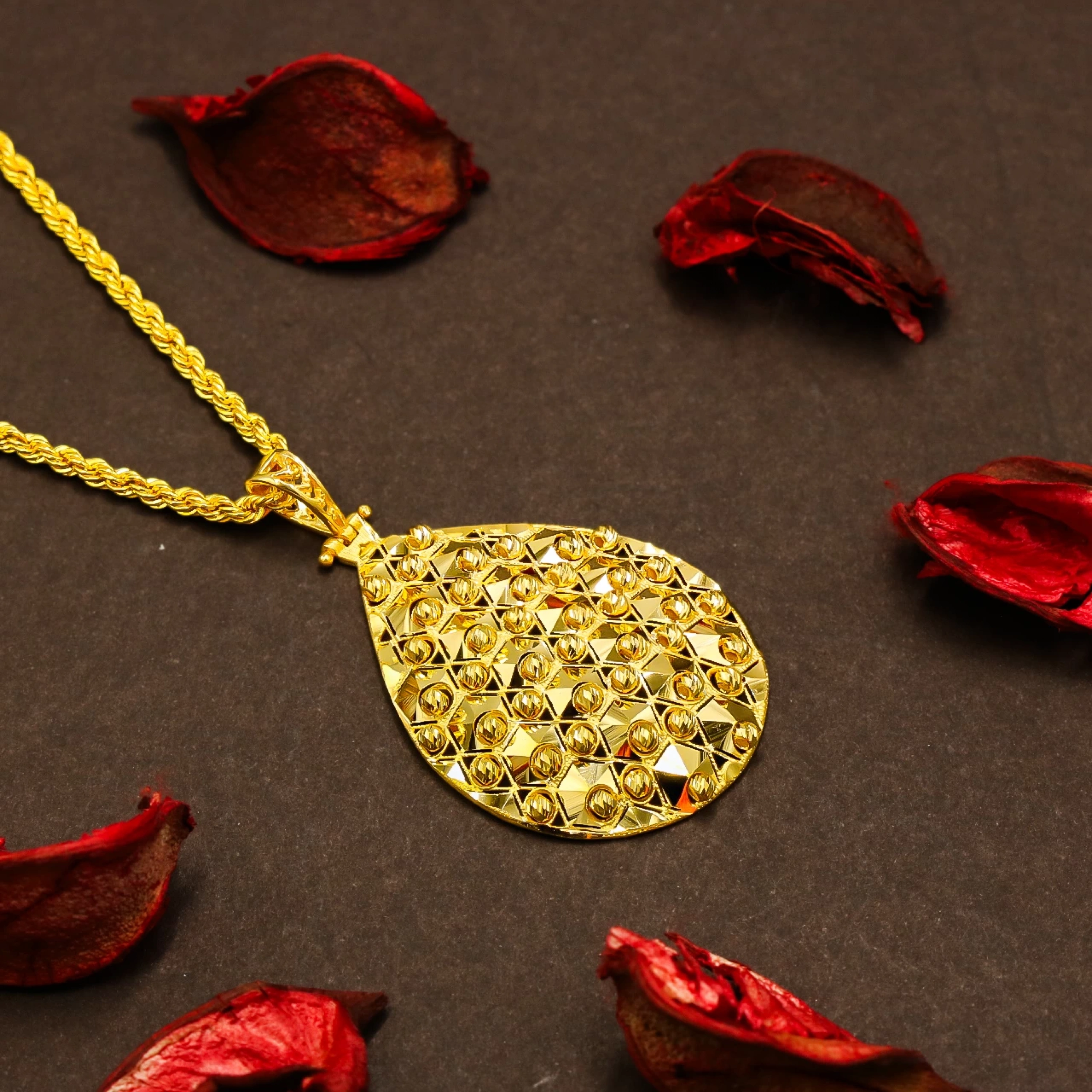 Tasarım Dorika 22 Ayar Altın Kolye Ucu