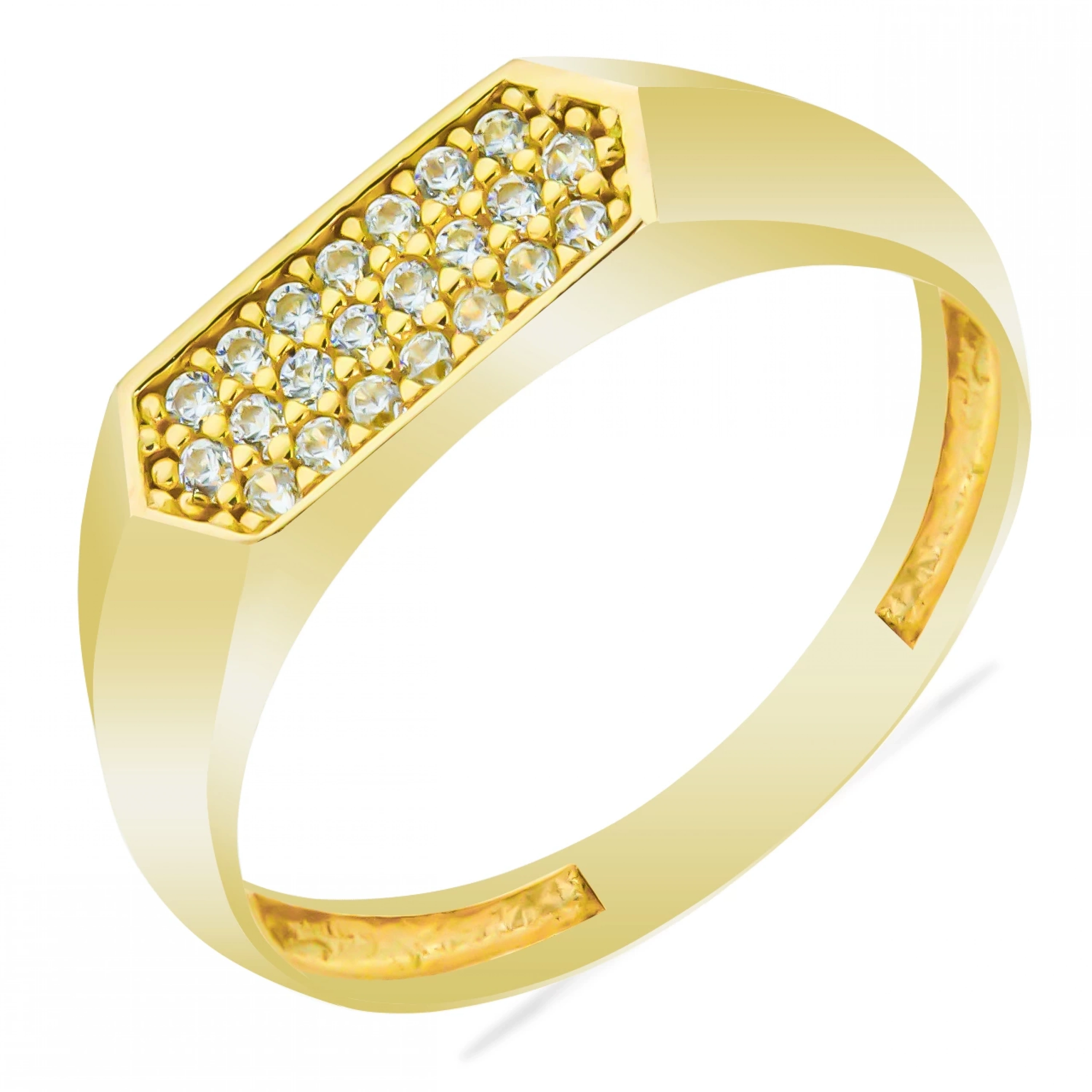 Taşlı 8 Ayar Altın Yüzük