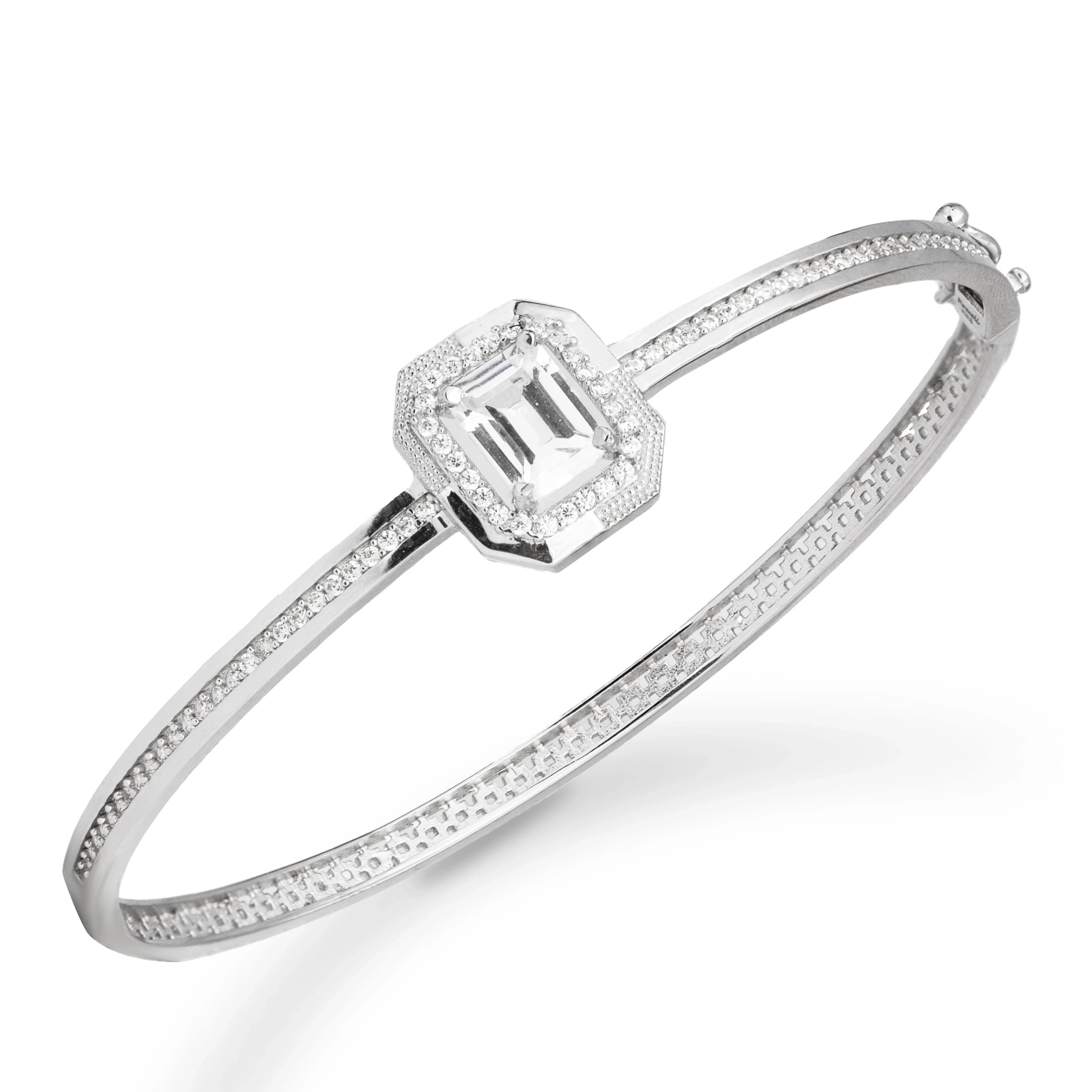 Taşlı Baget 8 Ayar Kelepçe Bilezik