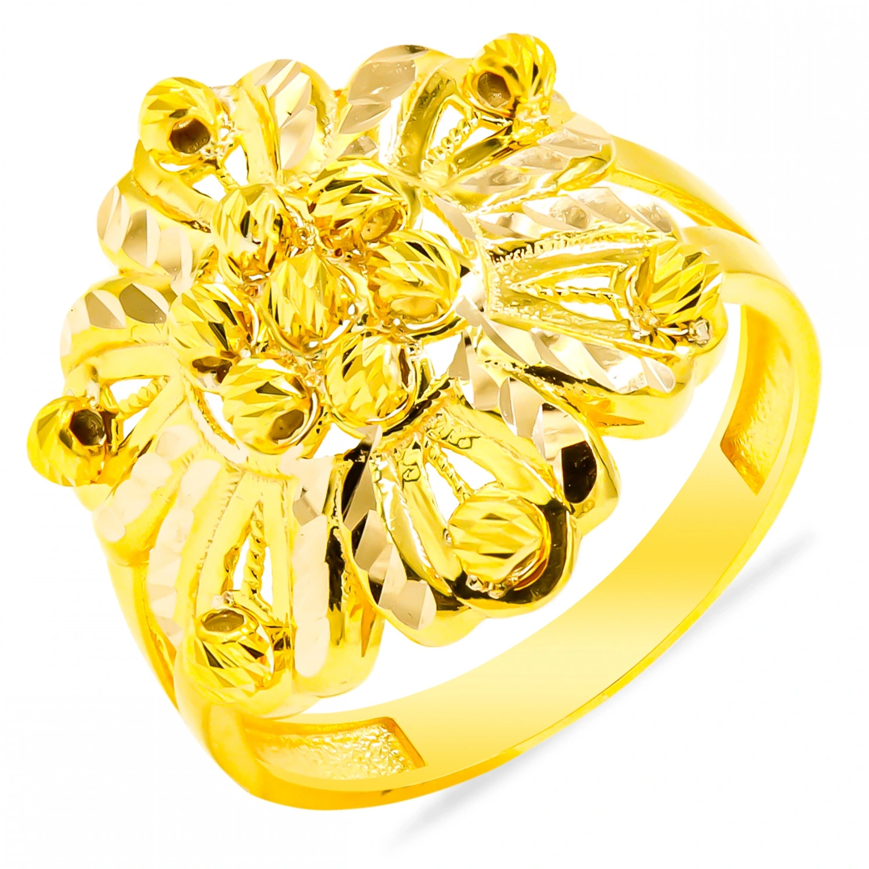 Çiçek 14 Ayar Altın Yüzük