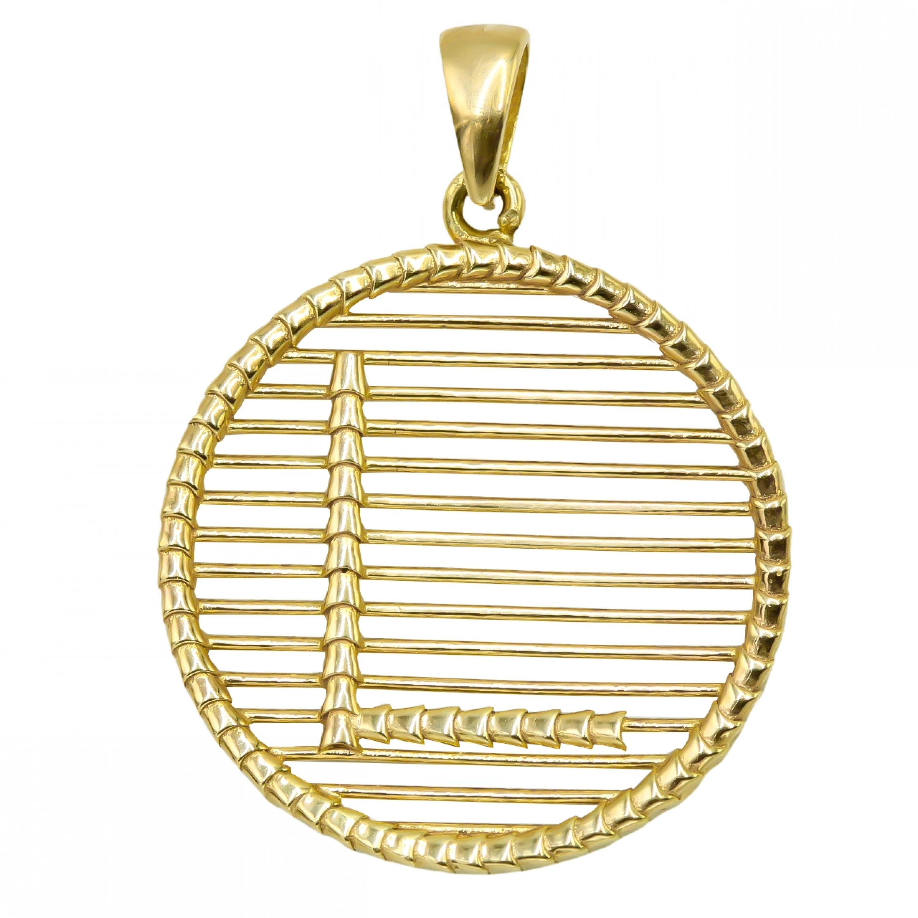 Nostaljik L Harfi 8 Ayar Kolye Ucu