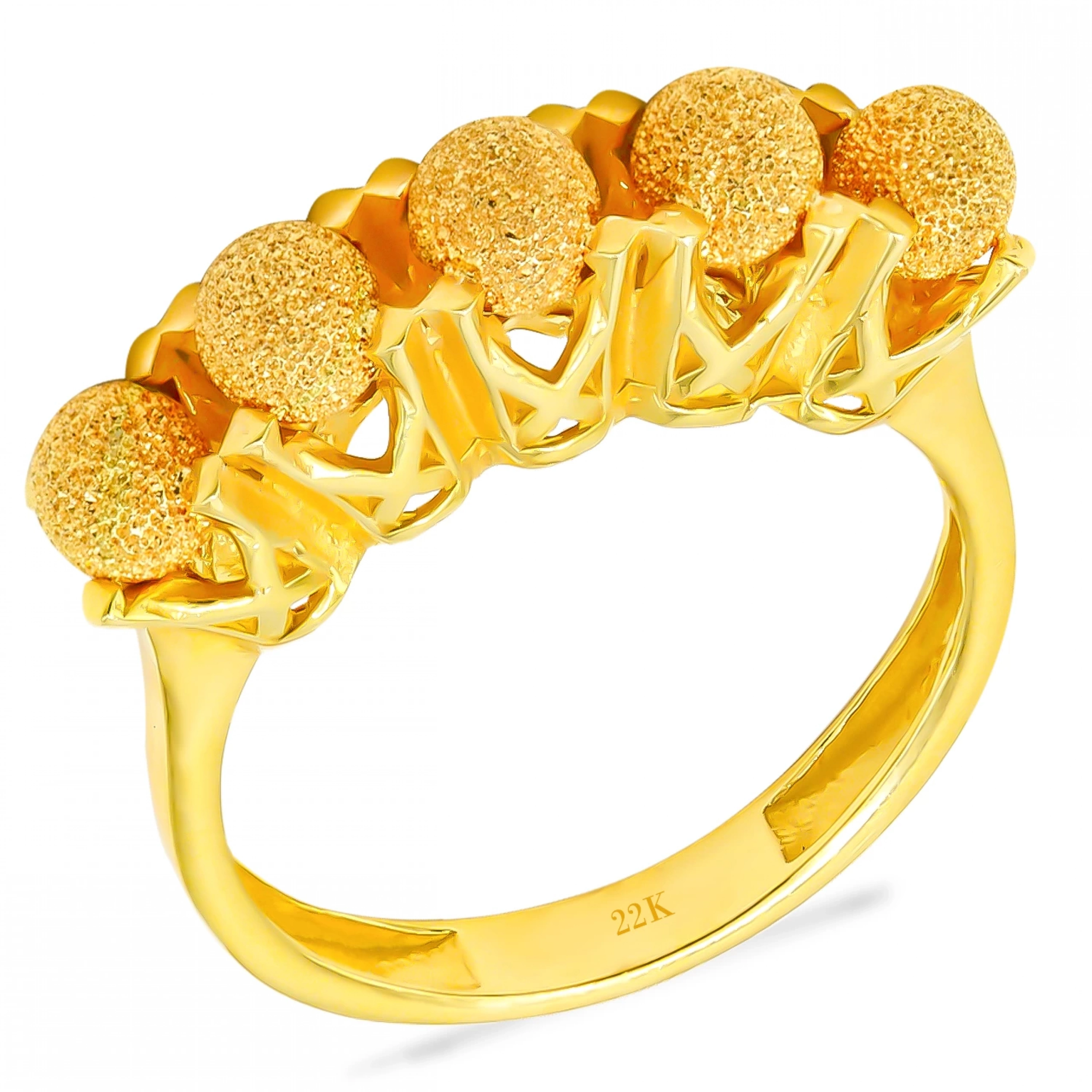 Dorika Toplu Beştaş 22 Ayar Altın Yüzük