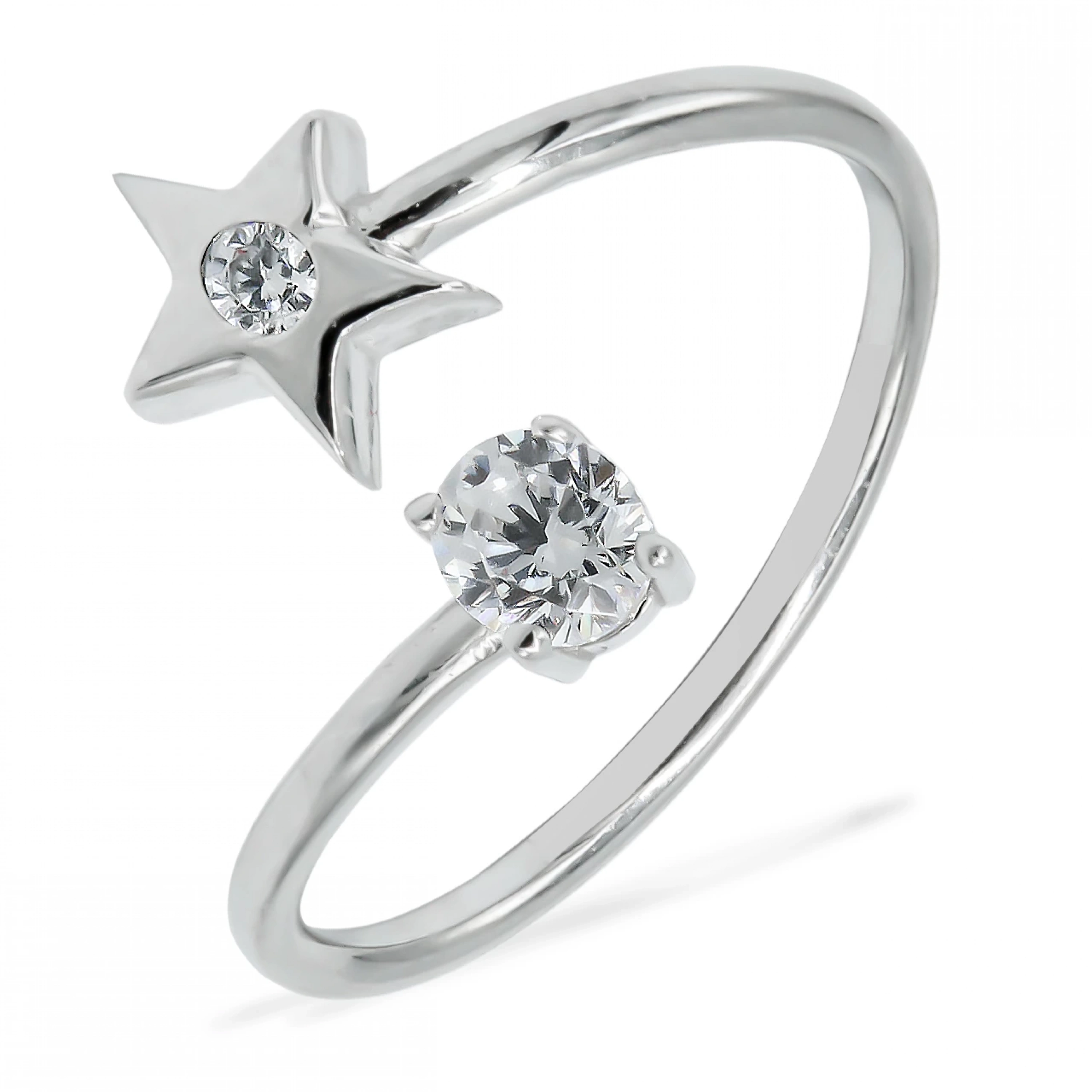 Tektaşlı Yıldız 14 Ayar Altın Yüzük