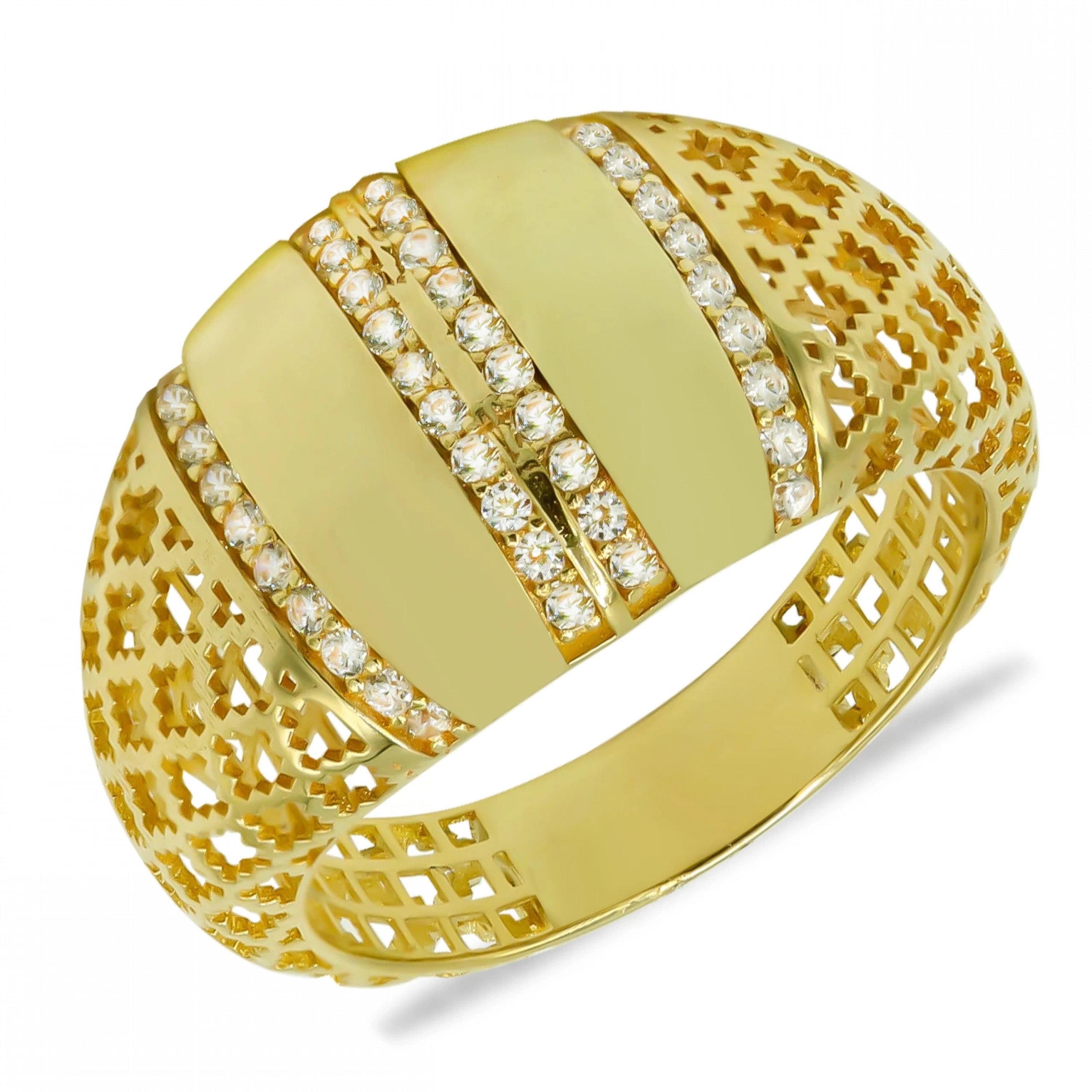 Telkari 14 Ayar Altın Yüzük