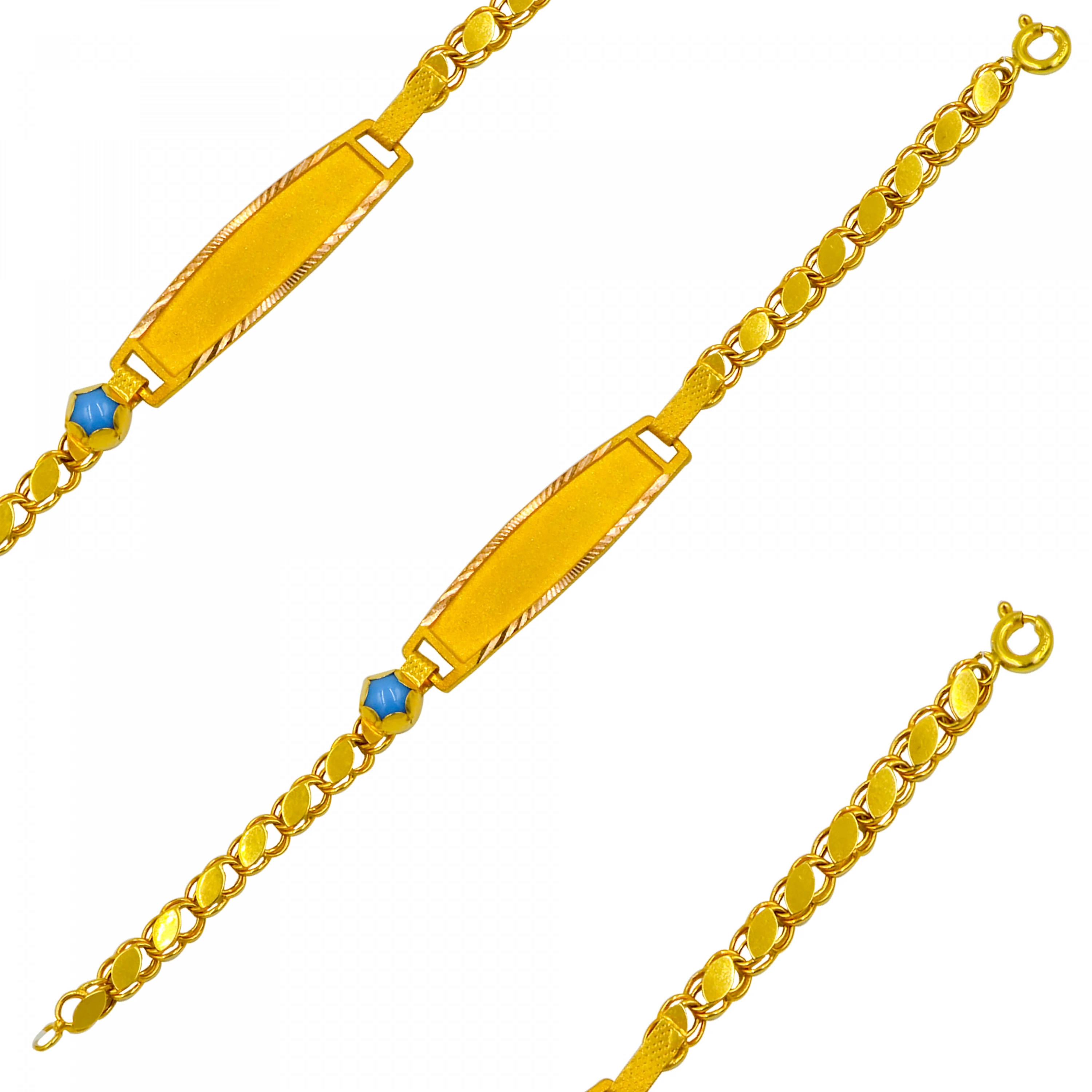 Toplu 8 Ayar Altın Çocuk Künyesi