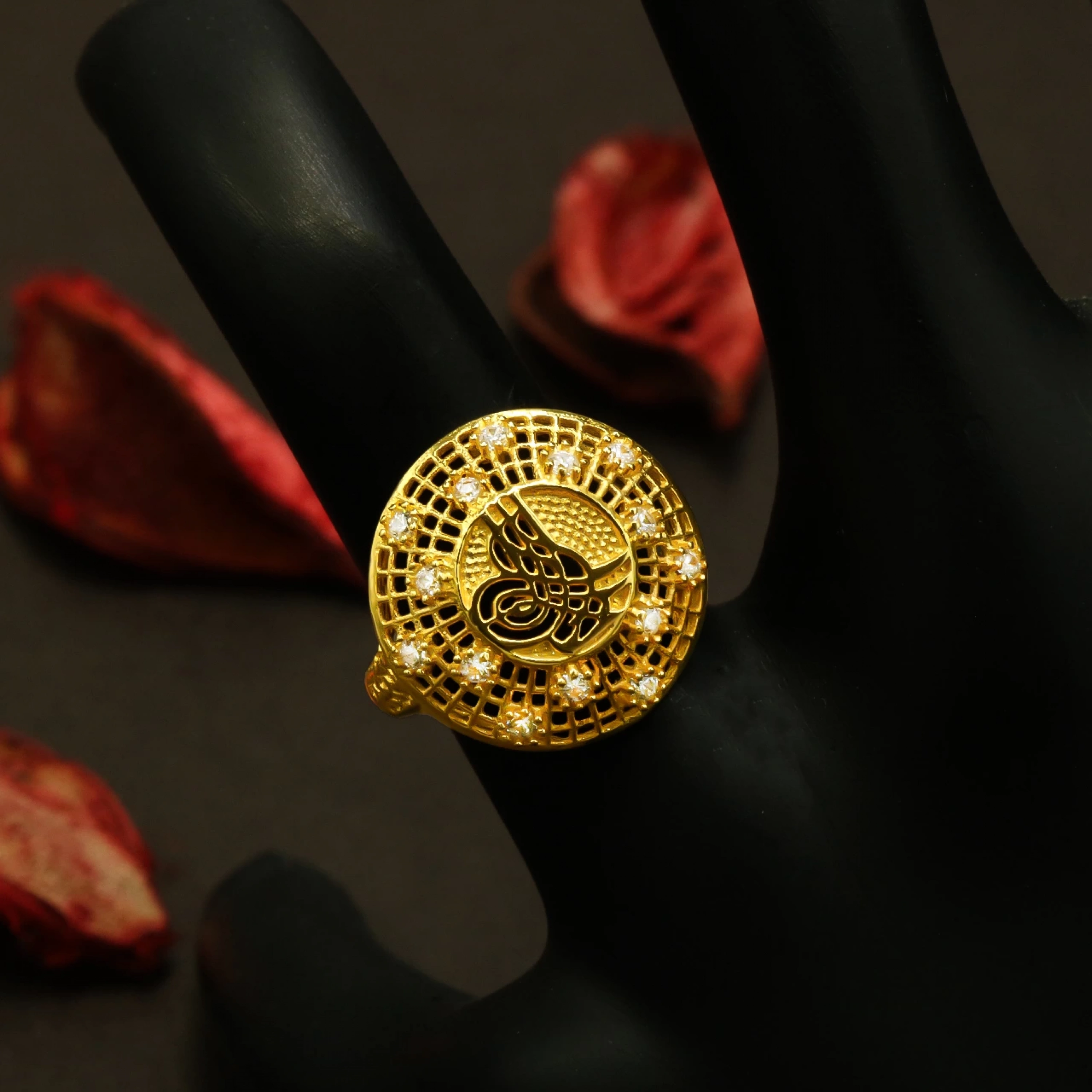 Tuğralı 14 Ayar Altın Yüzük