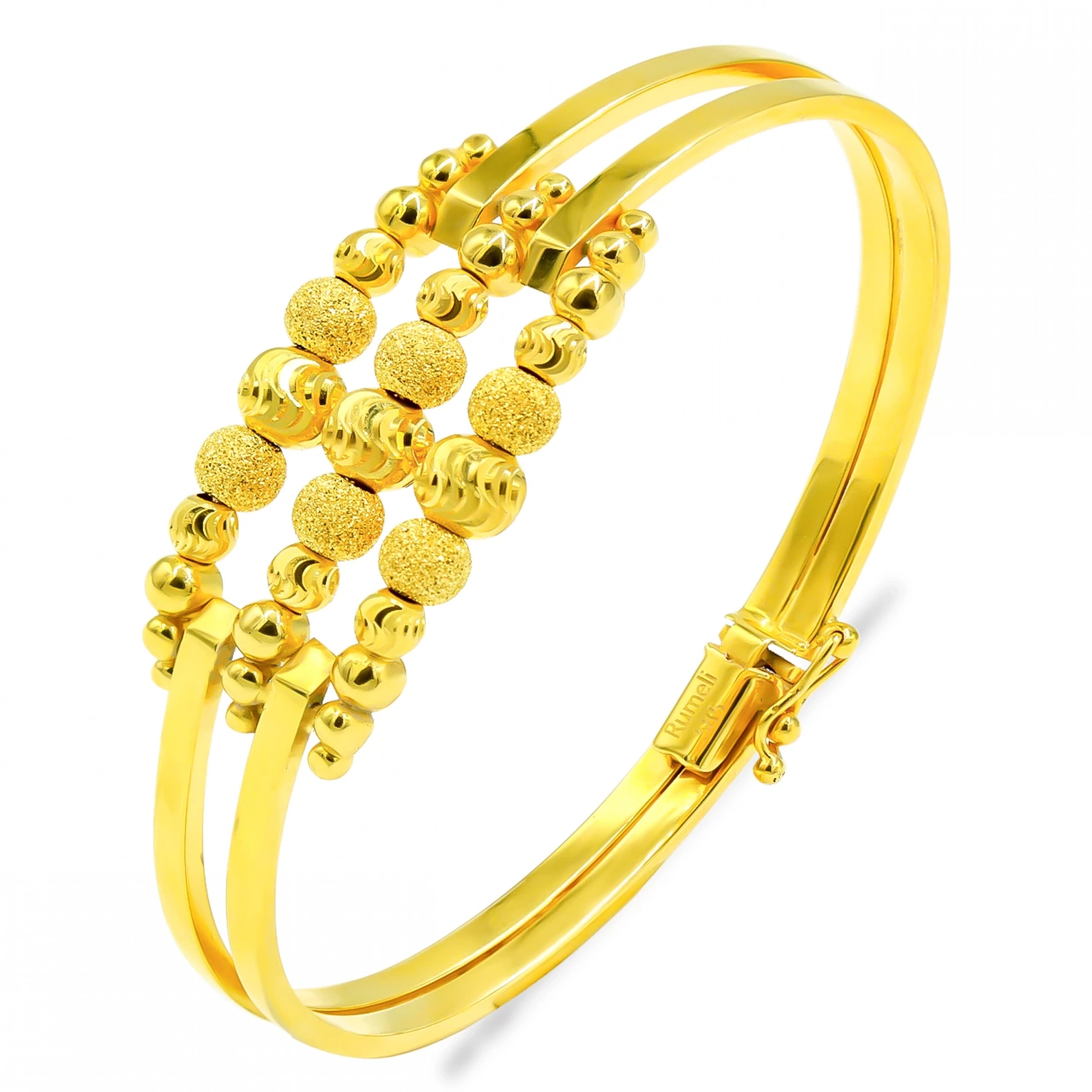 Dorikalı Kaburga 14 Ayar Kelepçe Bilezik