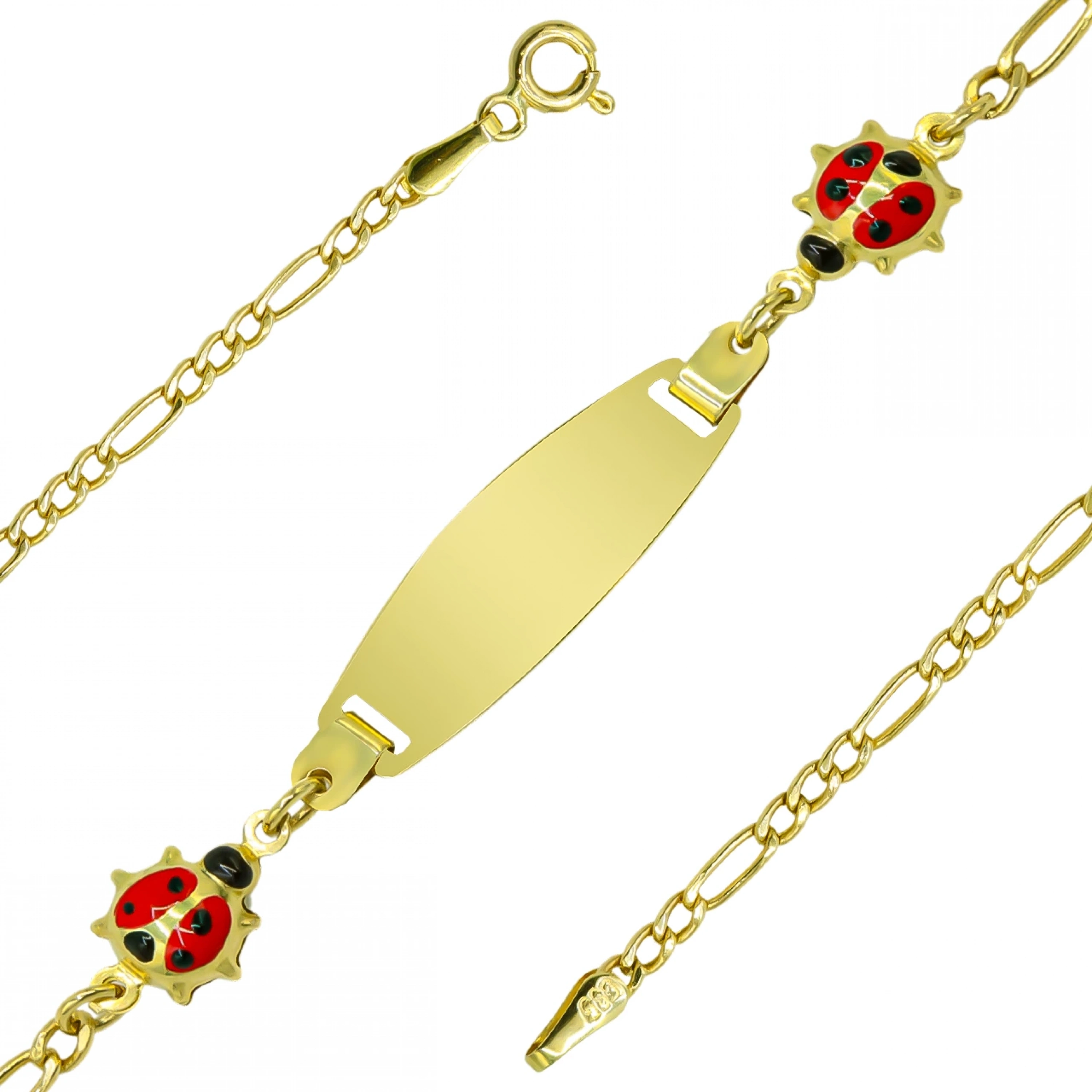 Uğur Böceği 14 Ayar Altın Çocuk Künyesi