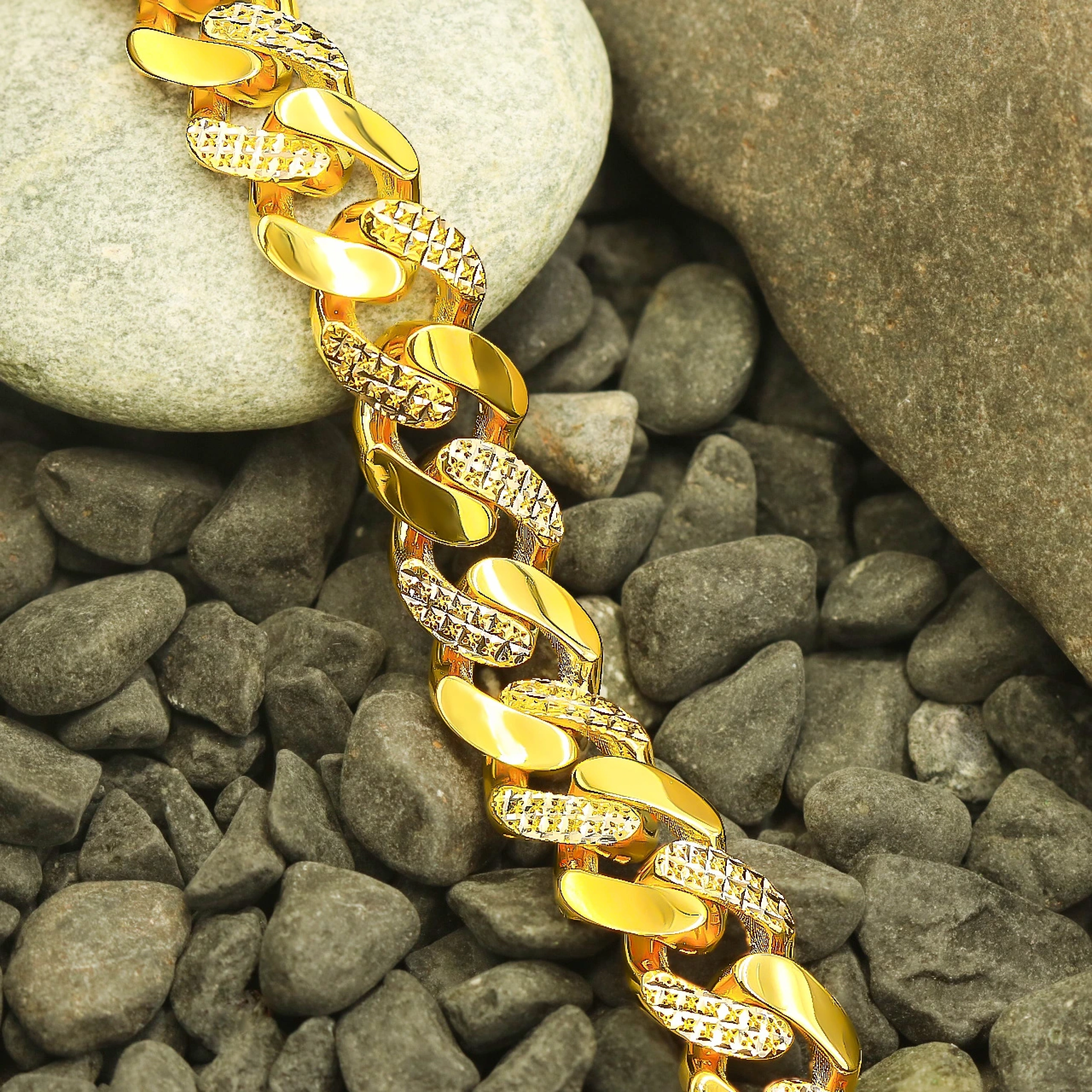 Gurmet Model Bileklik 14 Ayar Altın