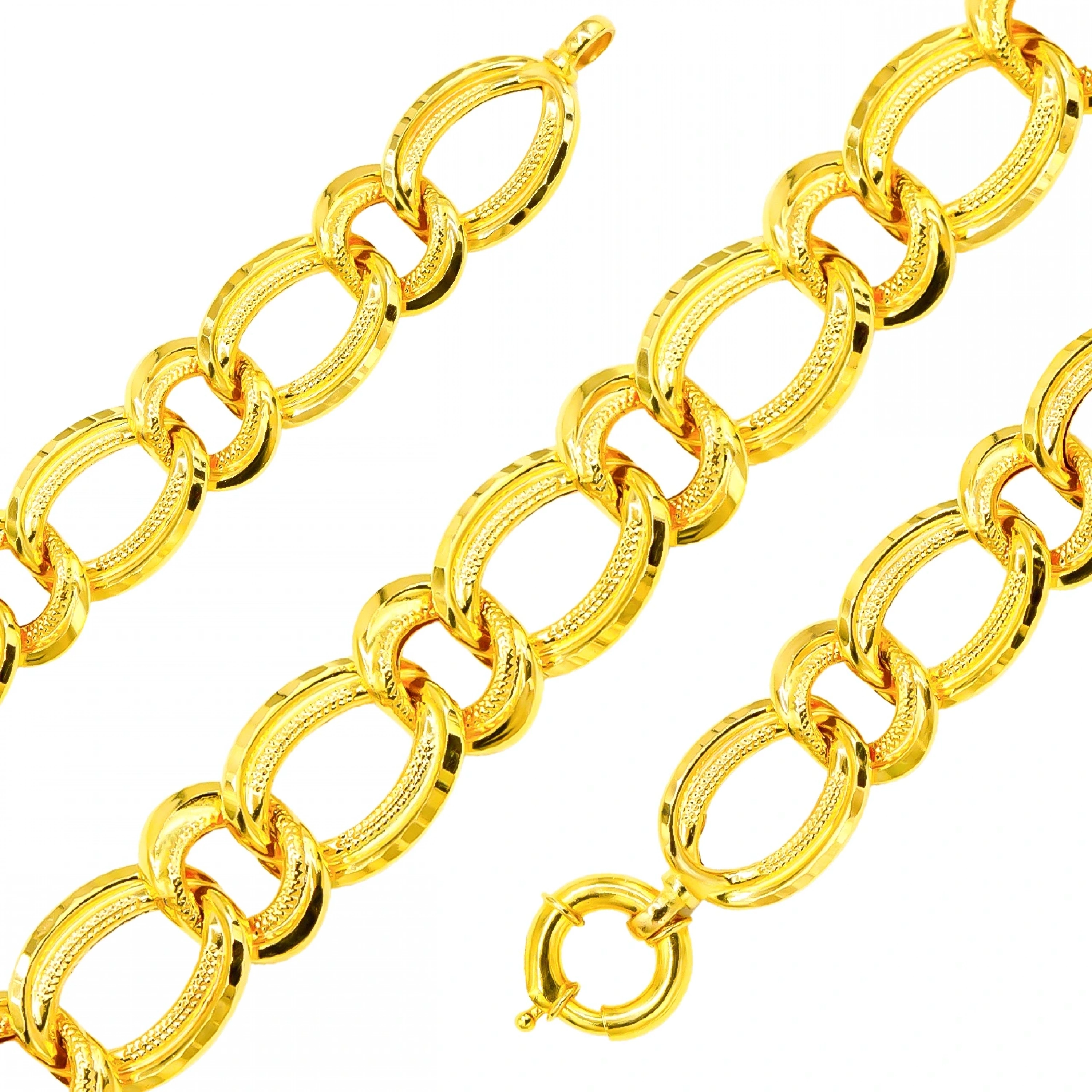 Halka 14 Ayar Altın Bileklik