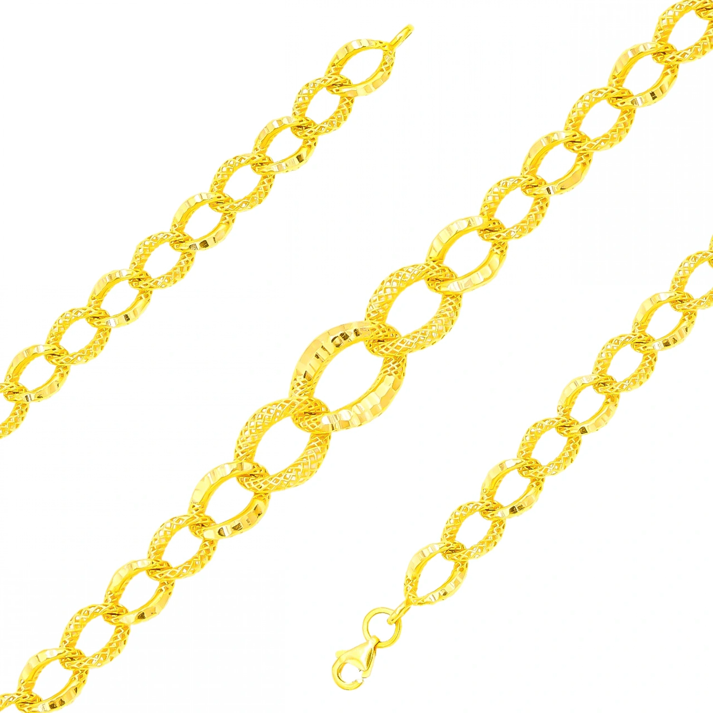 Uzayyolu 22 Ayar Altın Bileklik